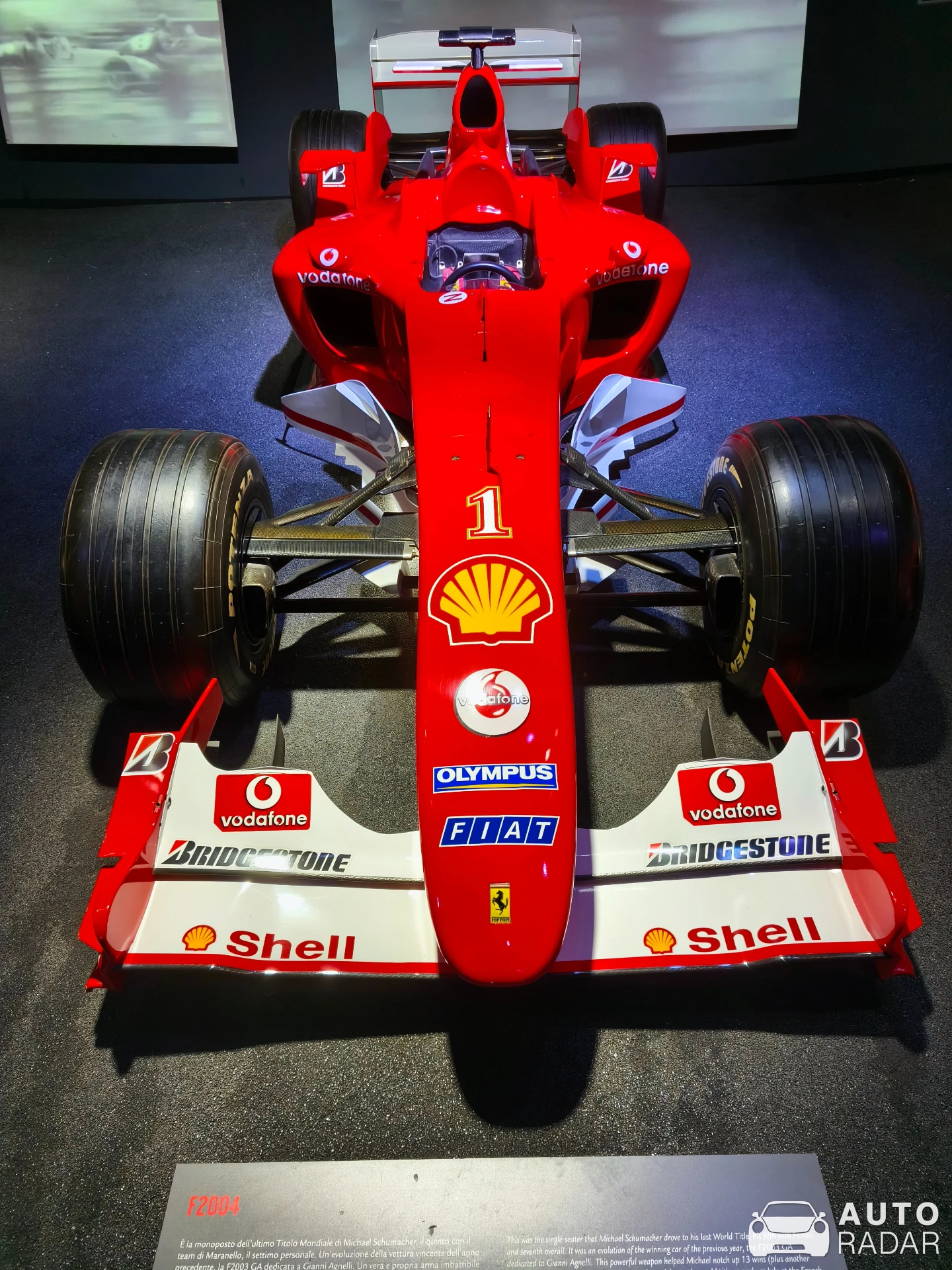 Ferrari F2004 spotted in Maranello
