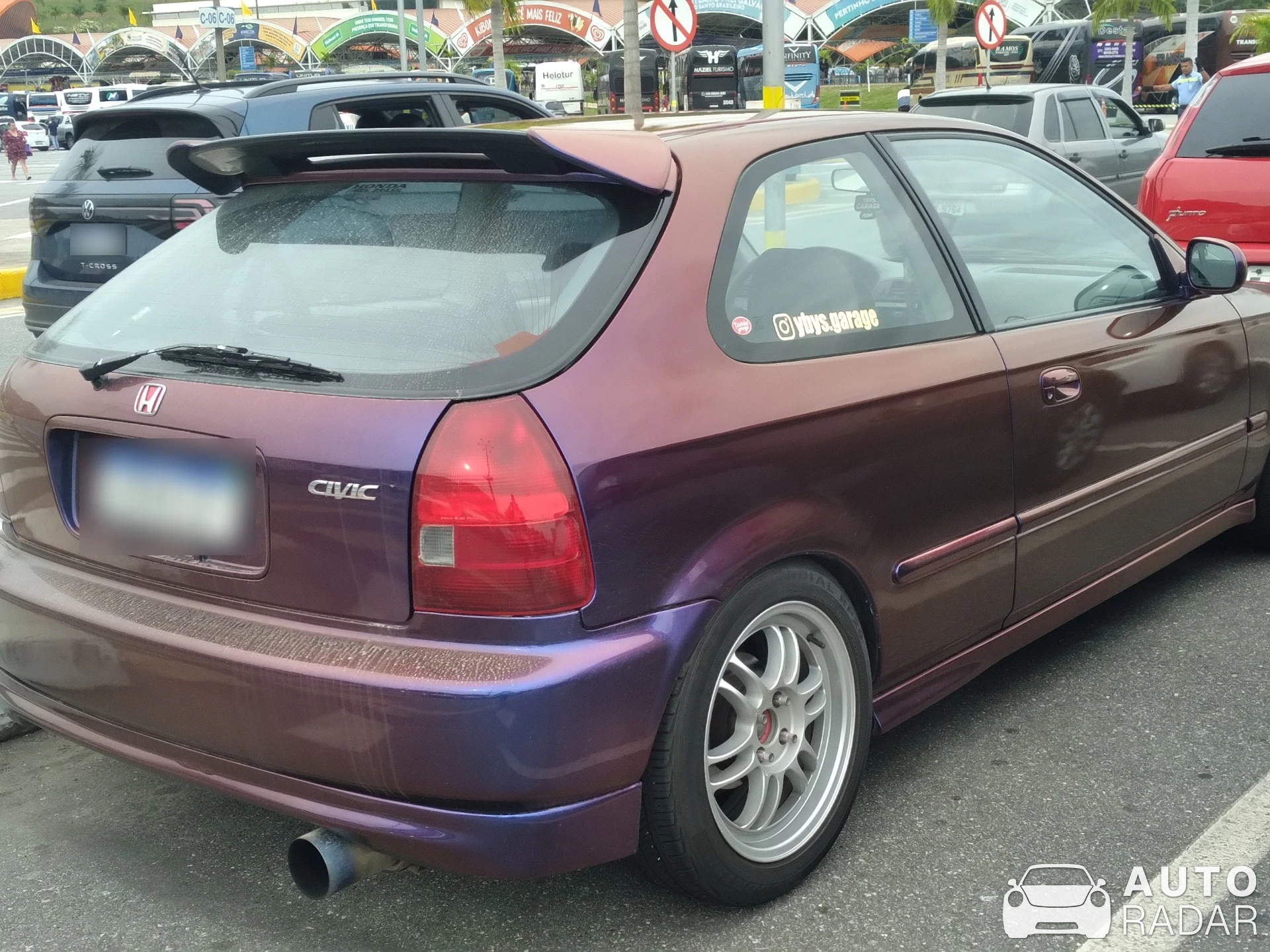 Honda Civic EK9 spotted in Aparecida, Brasil