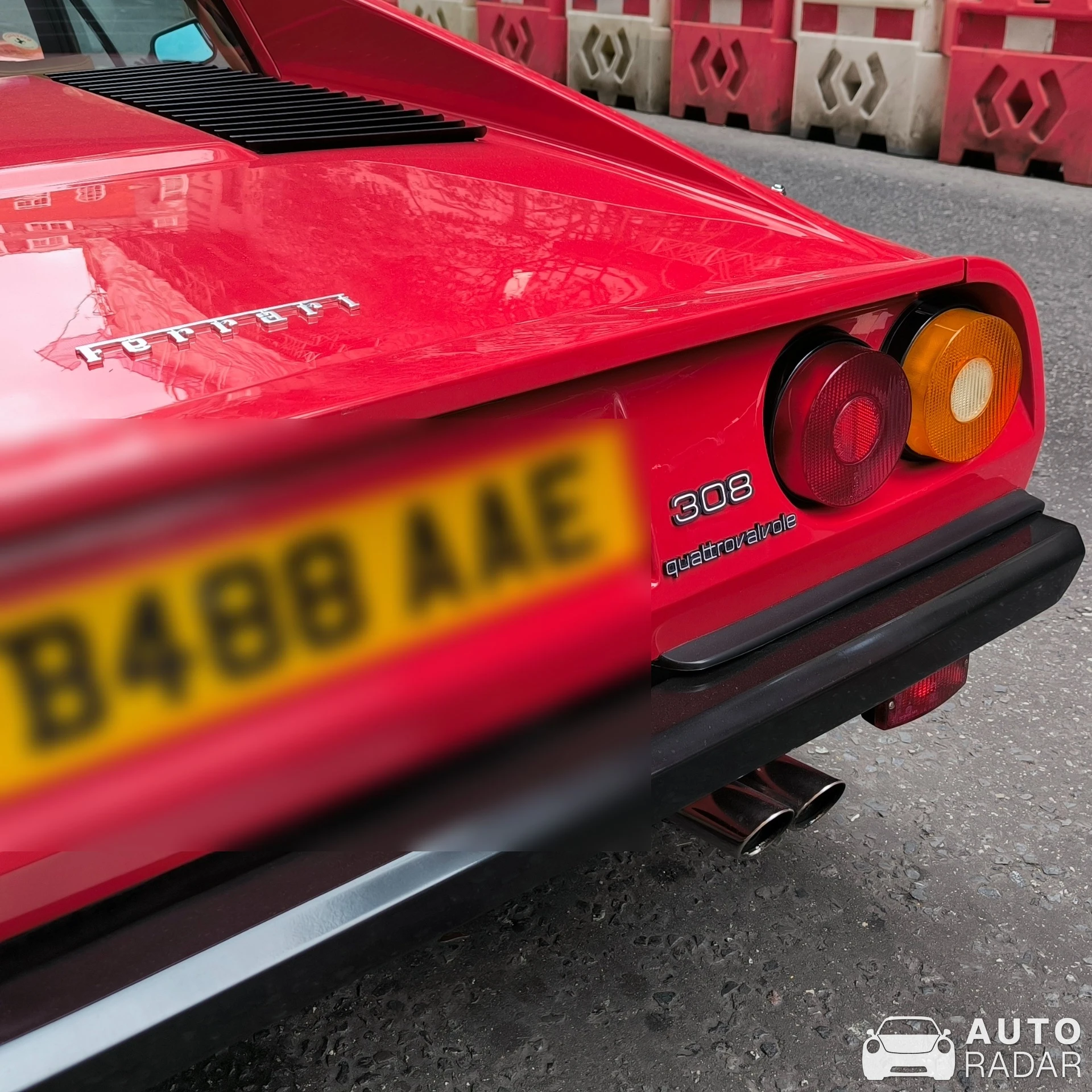 Ferrari 308 GTB Quattrovalvole spotted in London