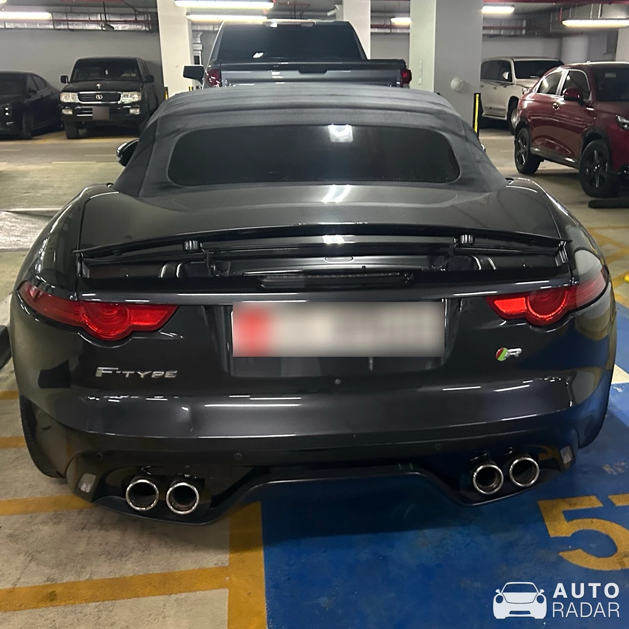 Jaguar F-Type R Convertible spotted in Abu Dhabi