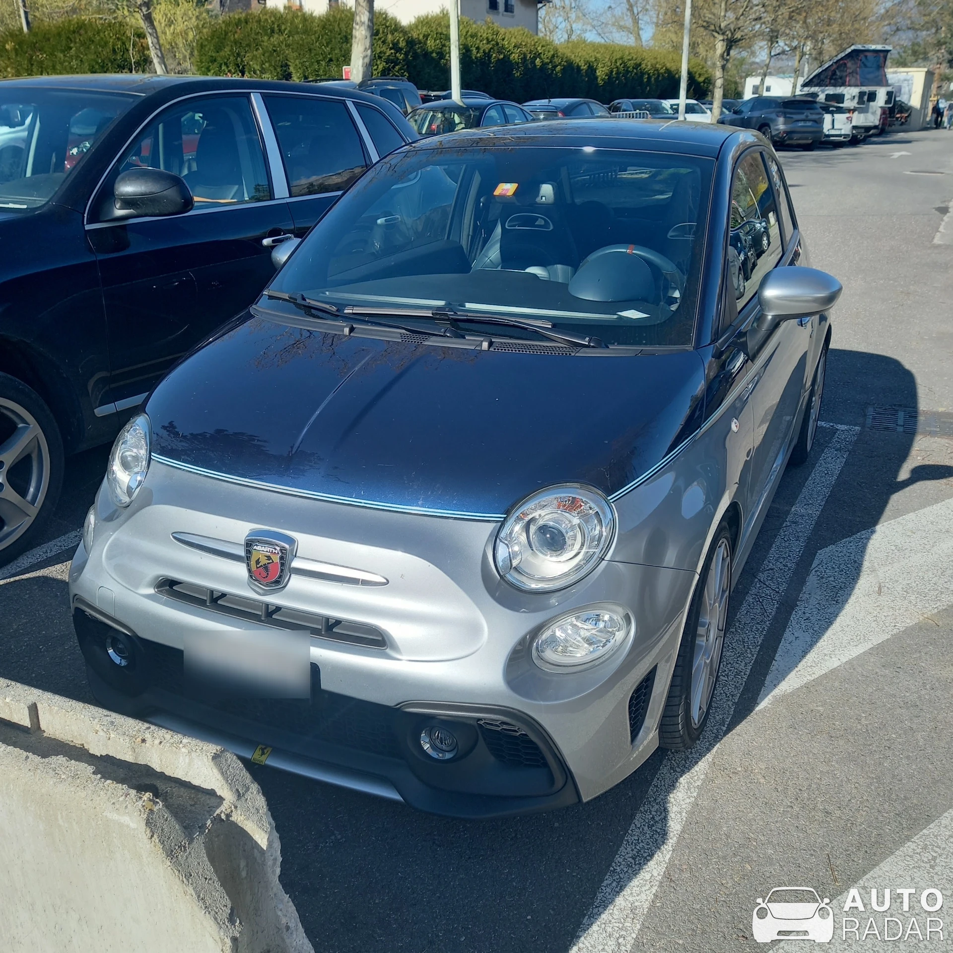 Abarth 695 Rivale spotted in Annecy