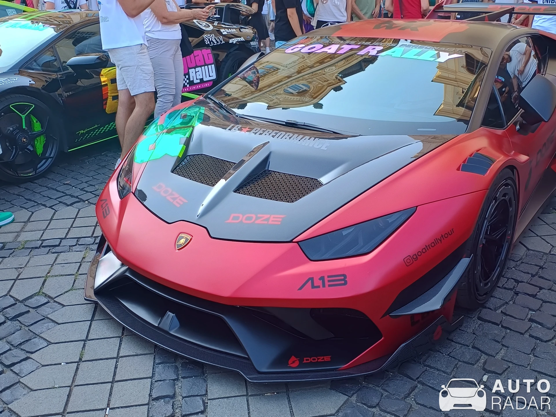 Lamborghini Huracán LP640-4 Evo Liberty Walk Widebody Doze Edition spotted in Sibiu, Romania