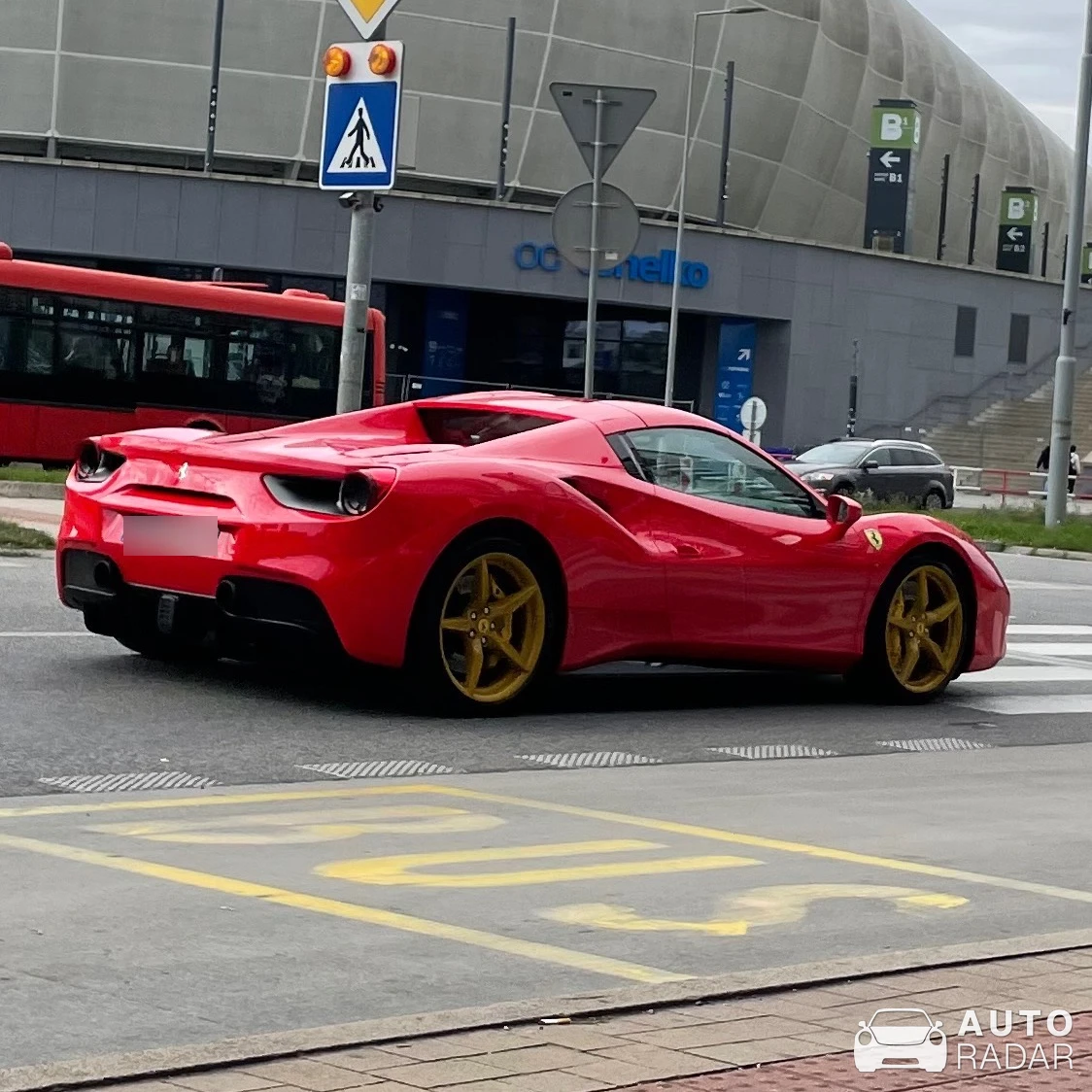 Ferrari 488 Spider spotted in Bratislava, Slovakia