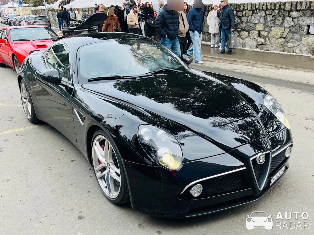 Alfa Romeo 8C Competizione M spotted in Sankt Moritz