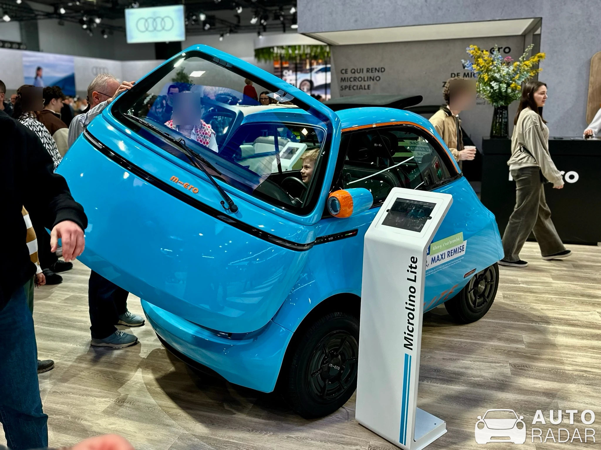 Micro Microlino spotted in Bruxelles, Belgium