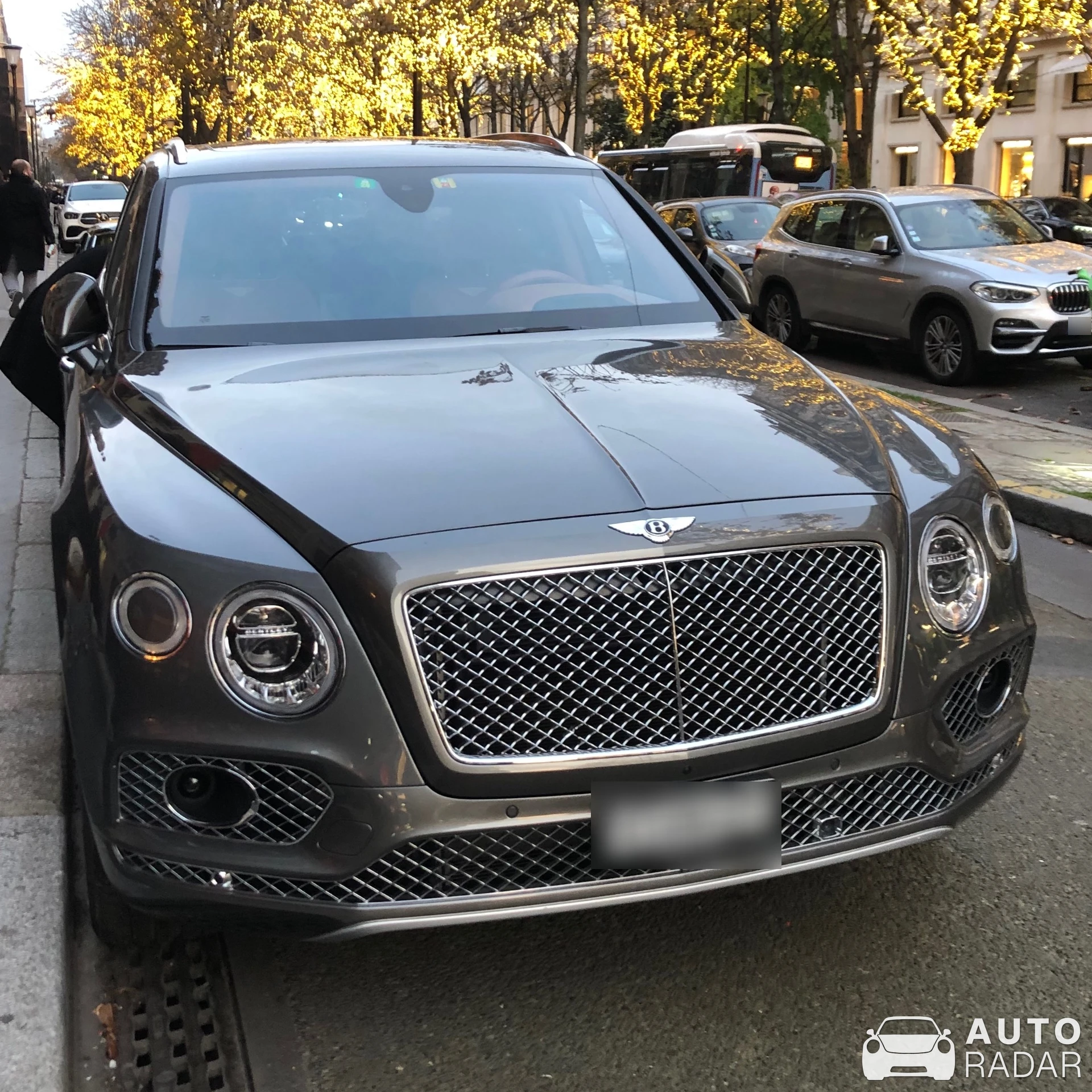 Bentley Bentayga V8 spotted in Paris, France