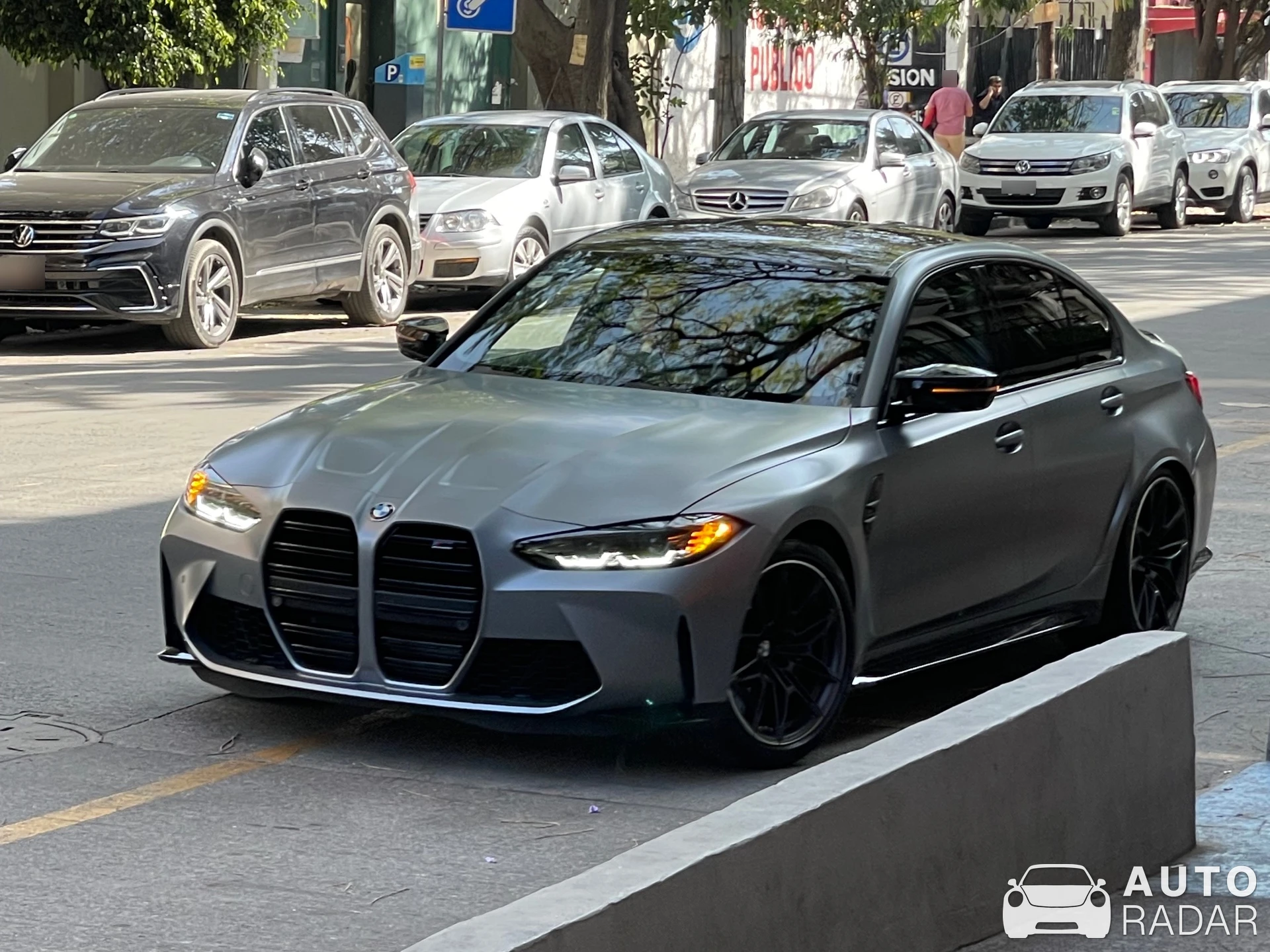 BMW M3 G80 Sedan Competition spotted in Ciudad de México, México