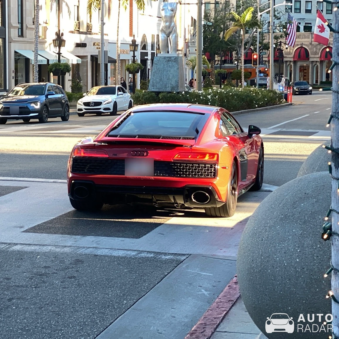 Audi R8 V10 Performance 2019 spotted in Beverly Hills, United States