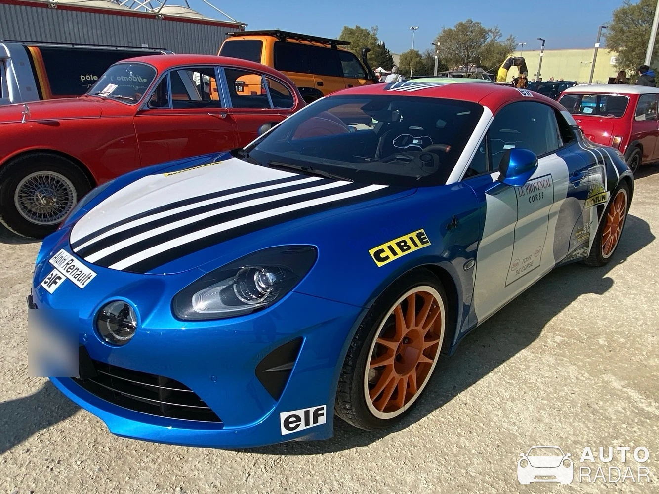 Alpine A110 Tour de Corse 75 spotted in Avignon