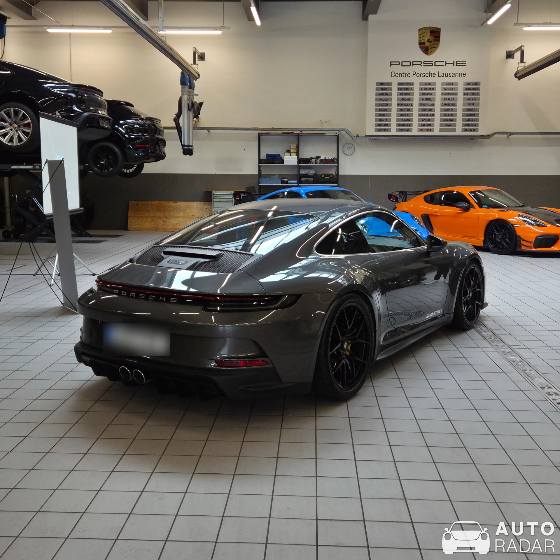 Porsche 992 GT3 Touring MR spotted in Crissier