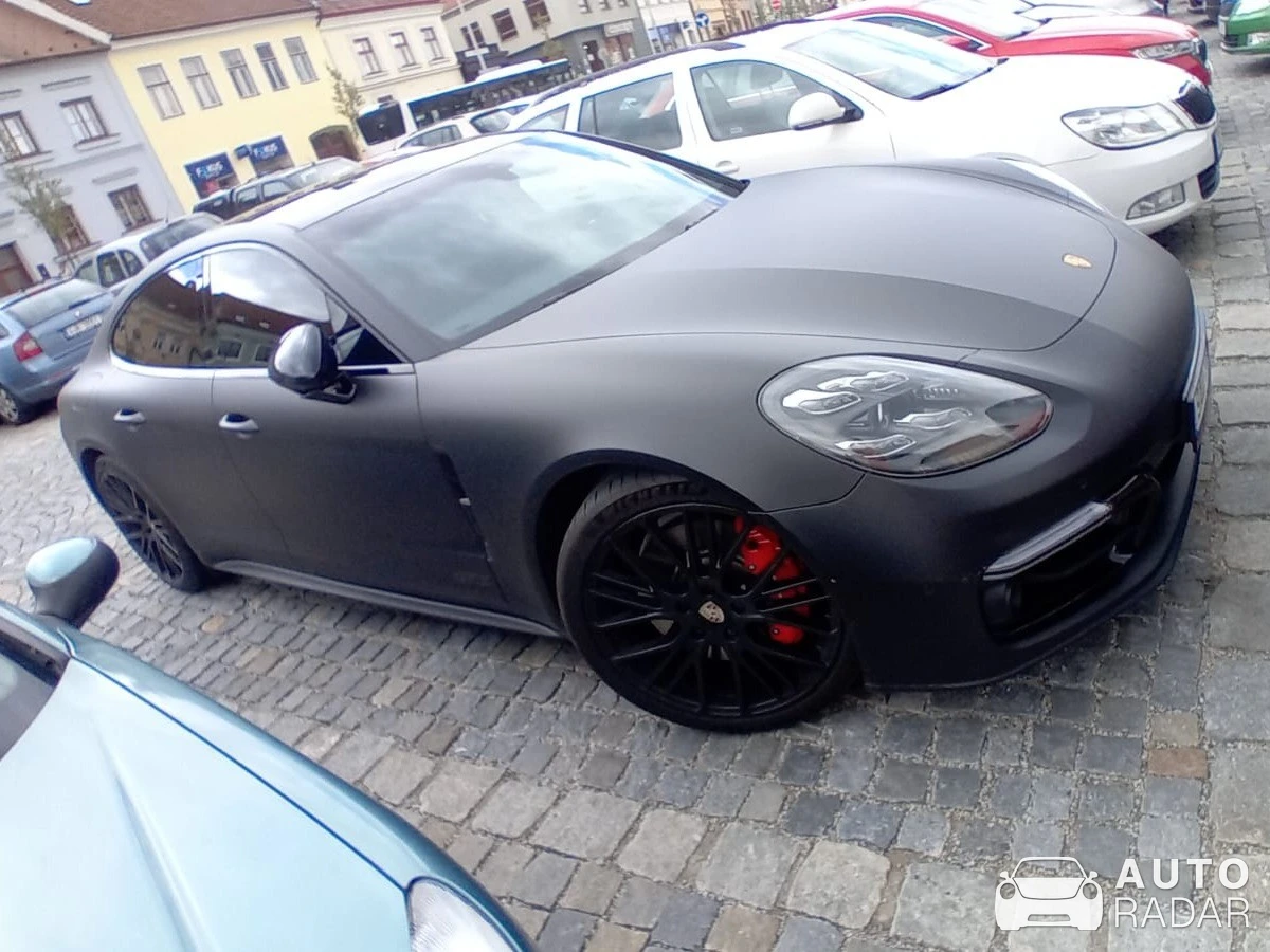 Porsche Panamera GTS spotted in Třebíč, Czechia