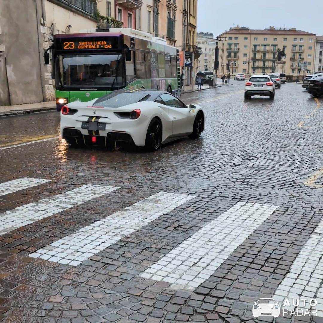 Ferrari 488 GTB spotted in Verona, Italy