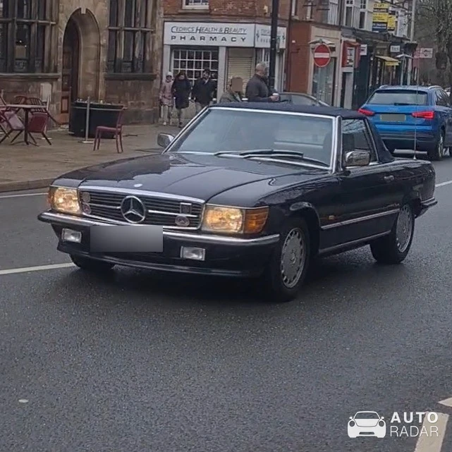 Mercedes-Benz 280 SL spotted in Alderley Edge, United Kingdom