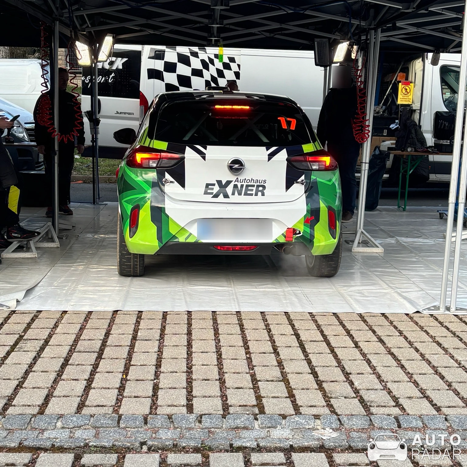 Opel Corsa Rally4 spotted in Stollberg/Erzgebirge