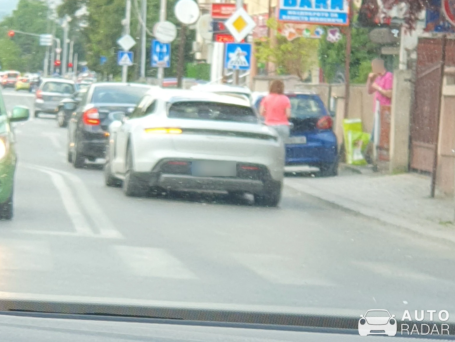 Porsche Taycan GTS spotted in Skopje