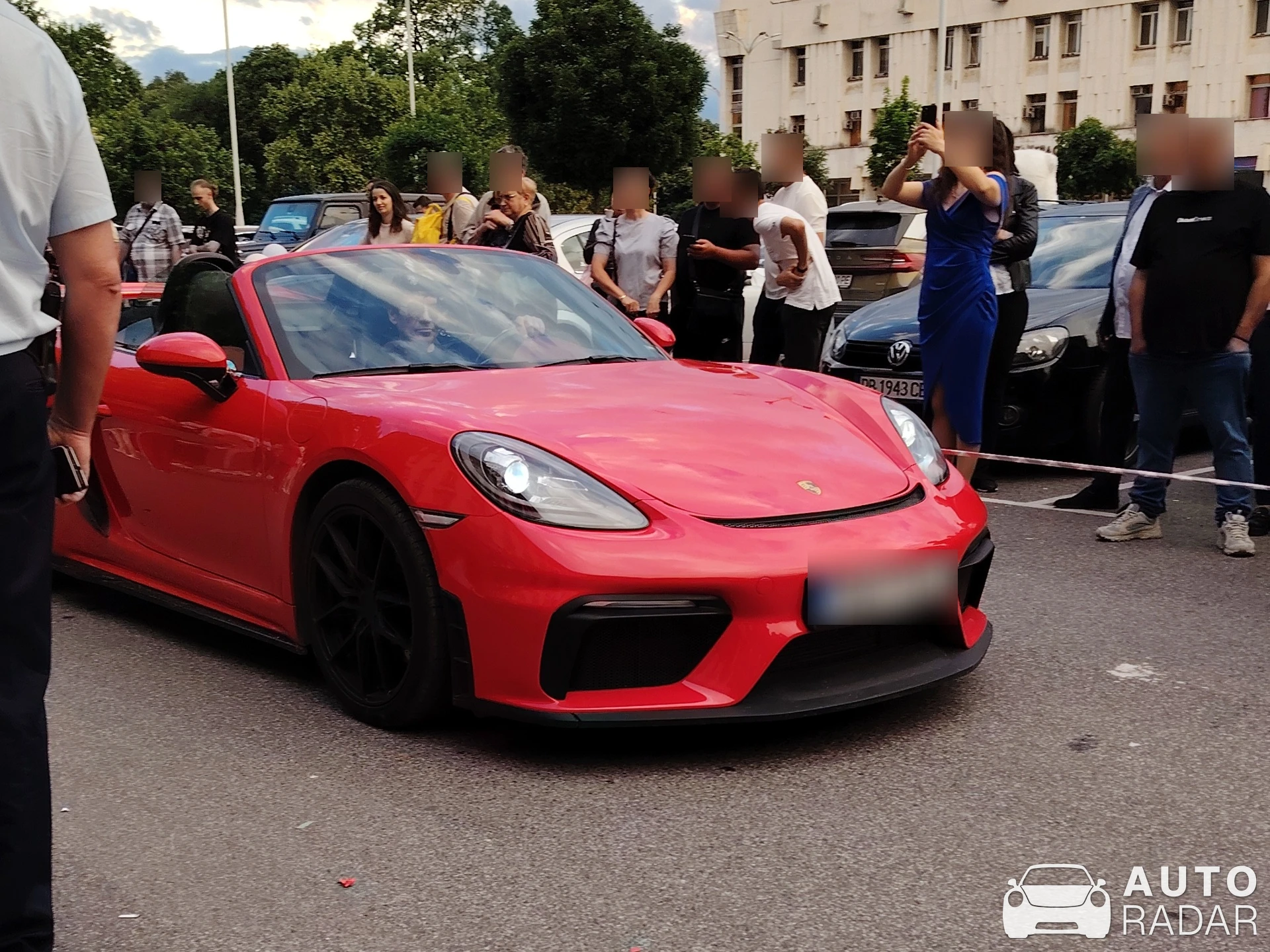 Porsche 718 Spyder RS spotted in Plovdiv