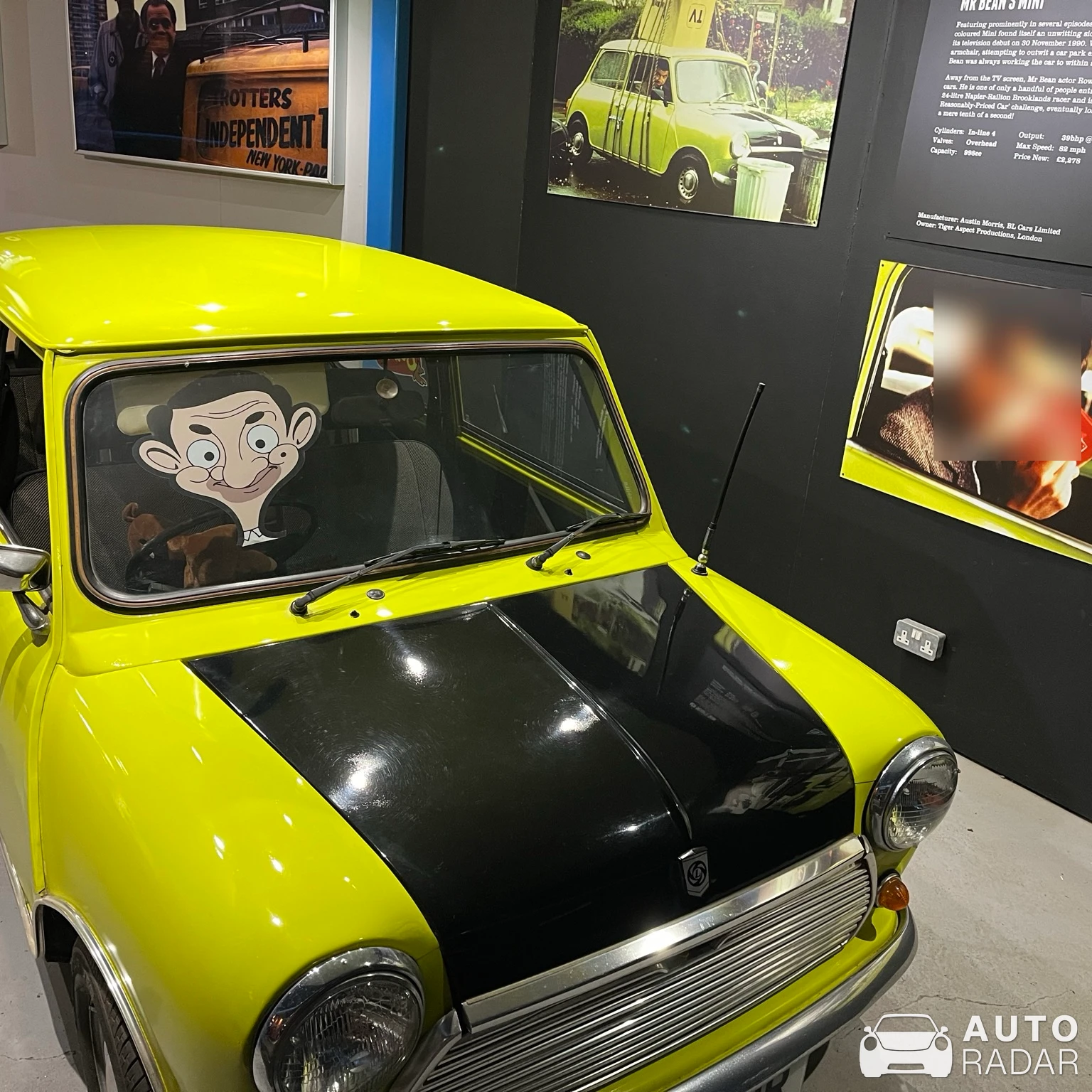 Austin Mini Mr. Bean Edition spotted in Lyndhurst