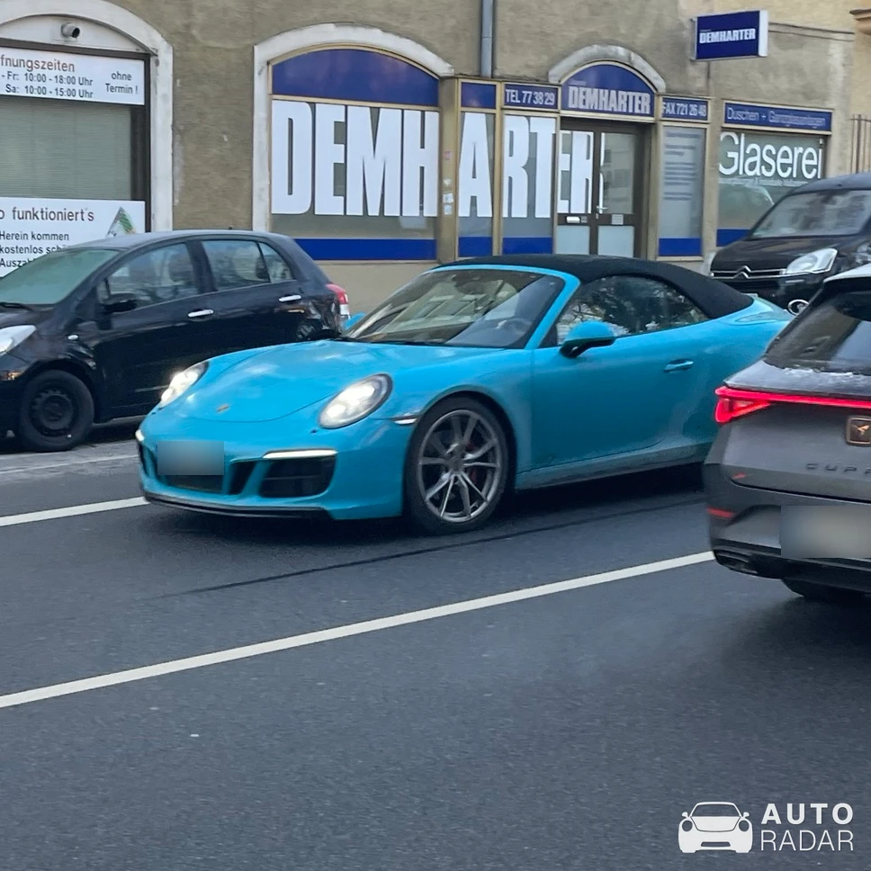 Porsche 991 Carrera GTS Cabriolet MkII spotted in München, Deutschland