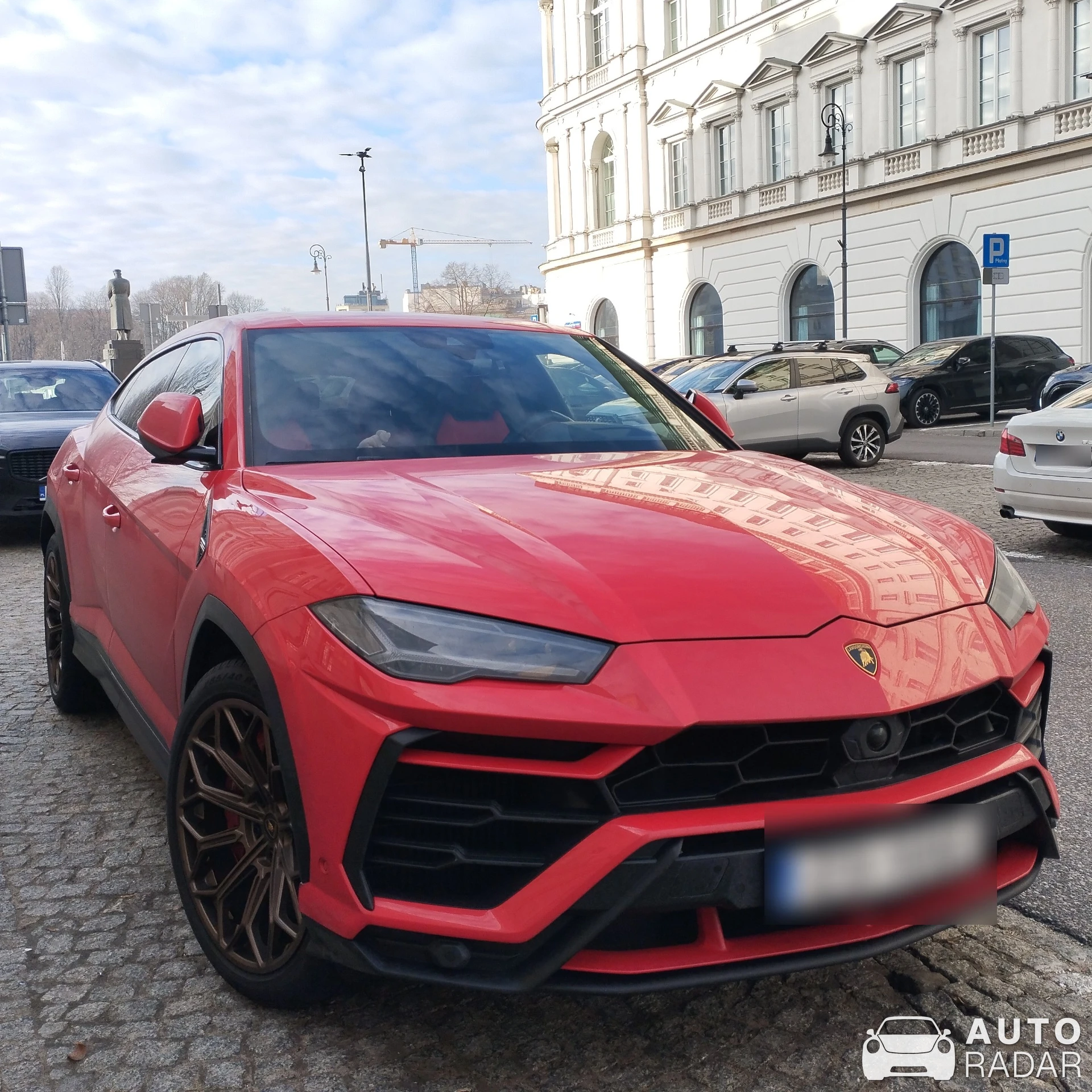 Lamborghini Urus spotted in Warszawa, Polska
