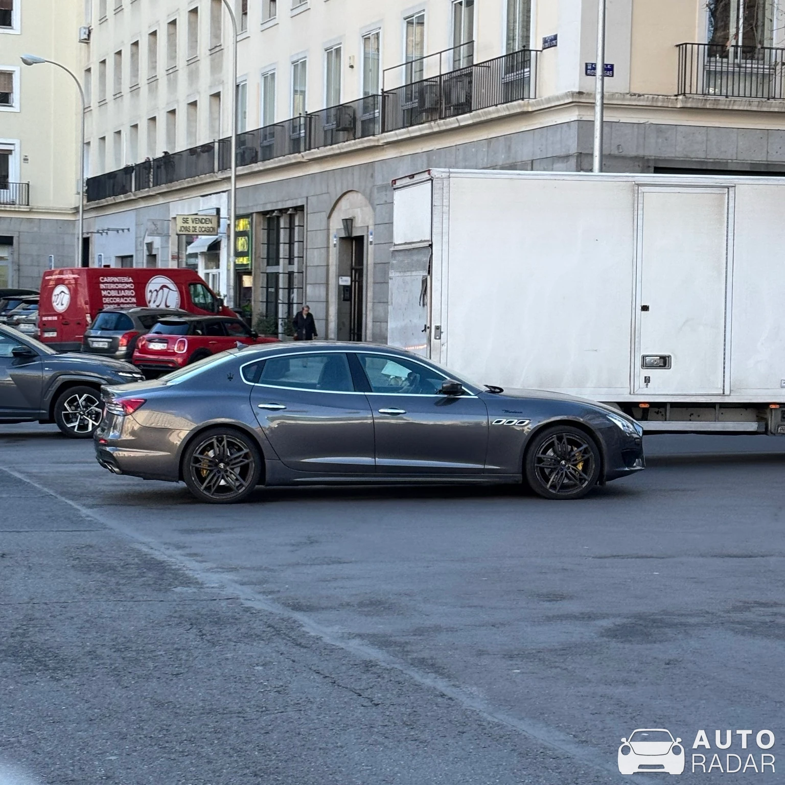 Maserati Quattroporte spotted in Madrid, España