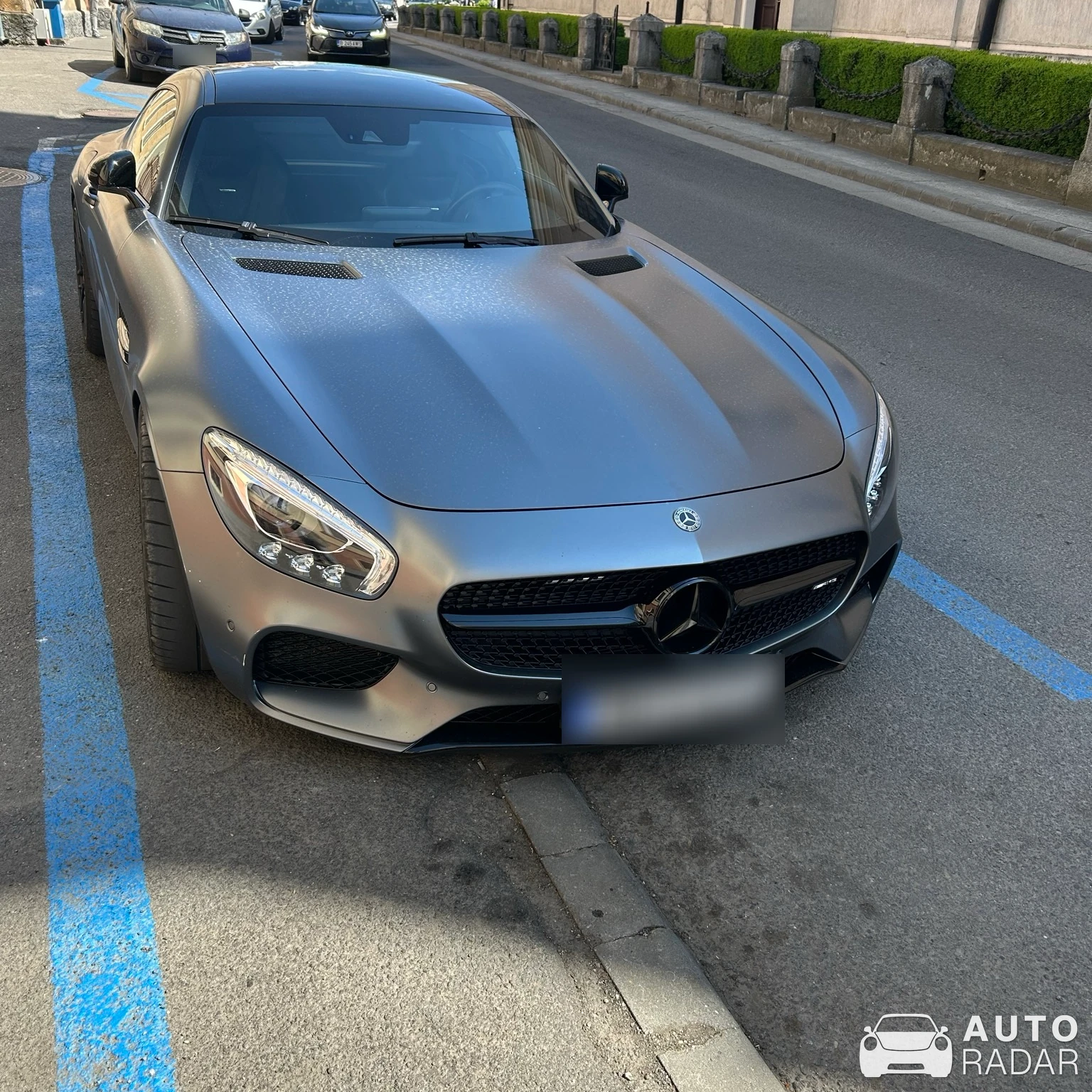 Mercedes-AMG GT S C190 spotted in Satu Mare