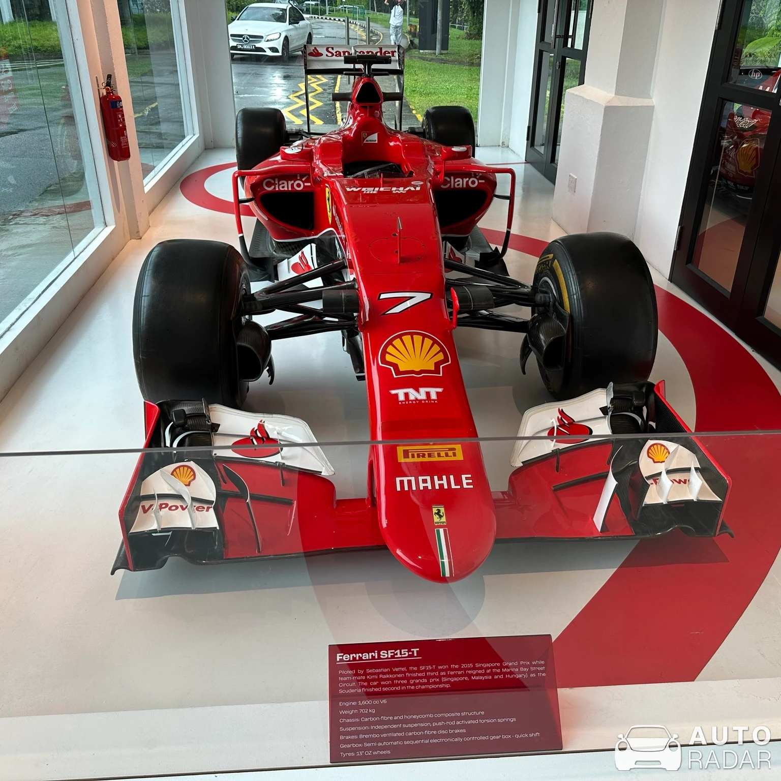 Ferrari SF15-T spotted in Singapore