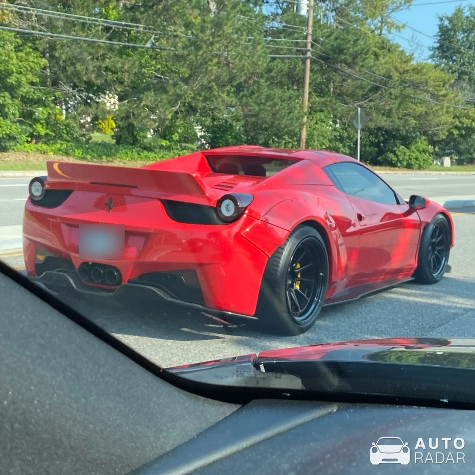 Ferrari 458 Italia Liberty Walk Widebody spotted in Cranston