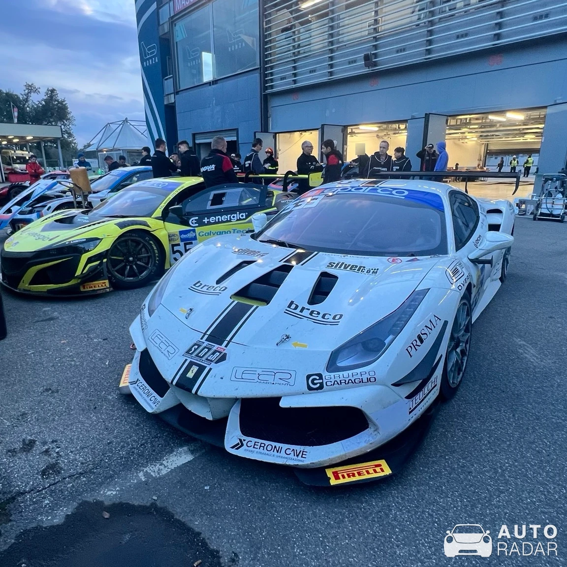 Ferrari 488 GT3 spotted