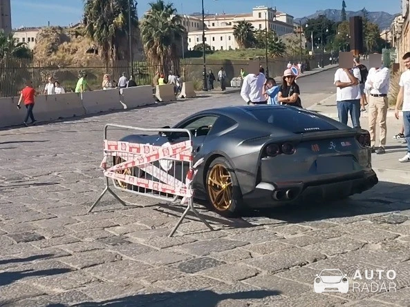 Ferrari 812 GTS spotted in Palermo, Italy