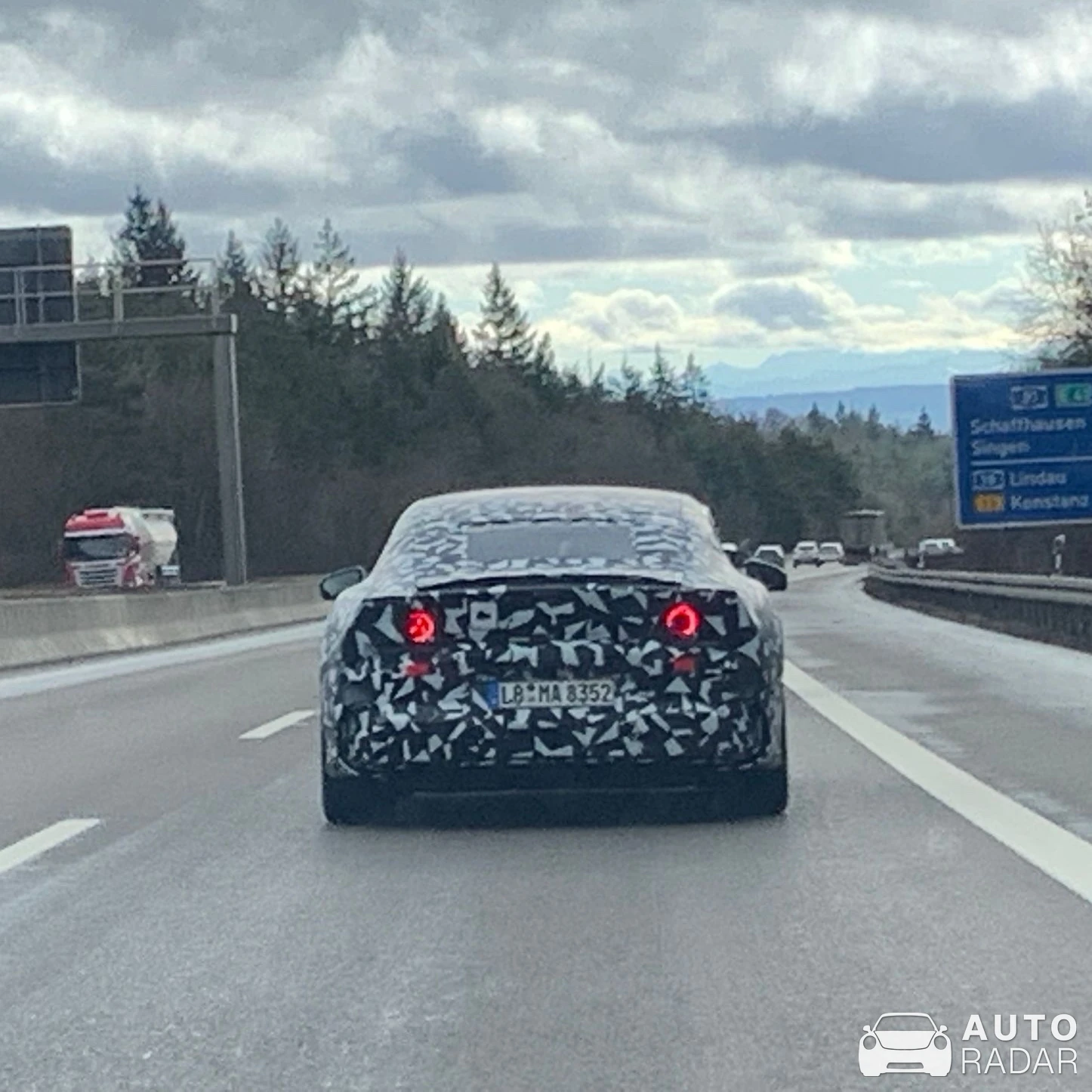 Mercedes-AMG GT 4-Door EV Mule spotted in Geisingen