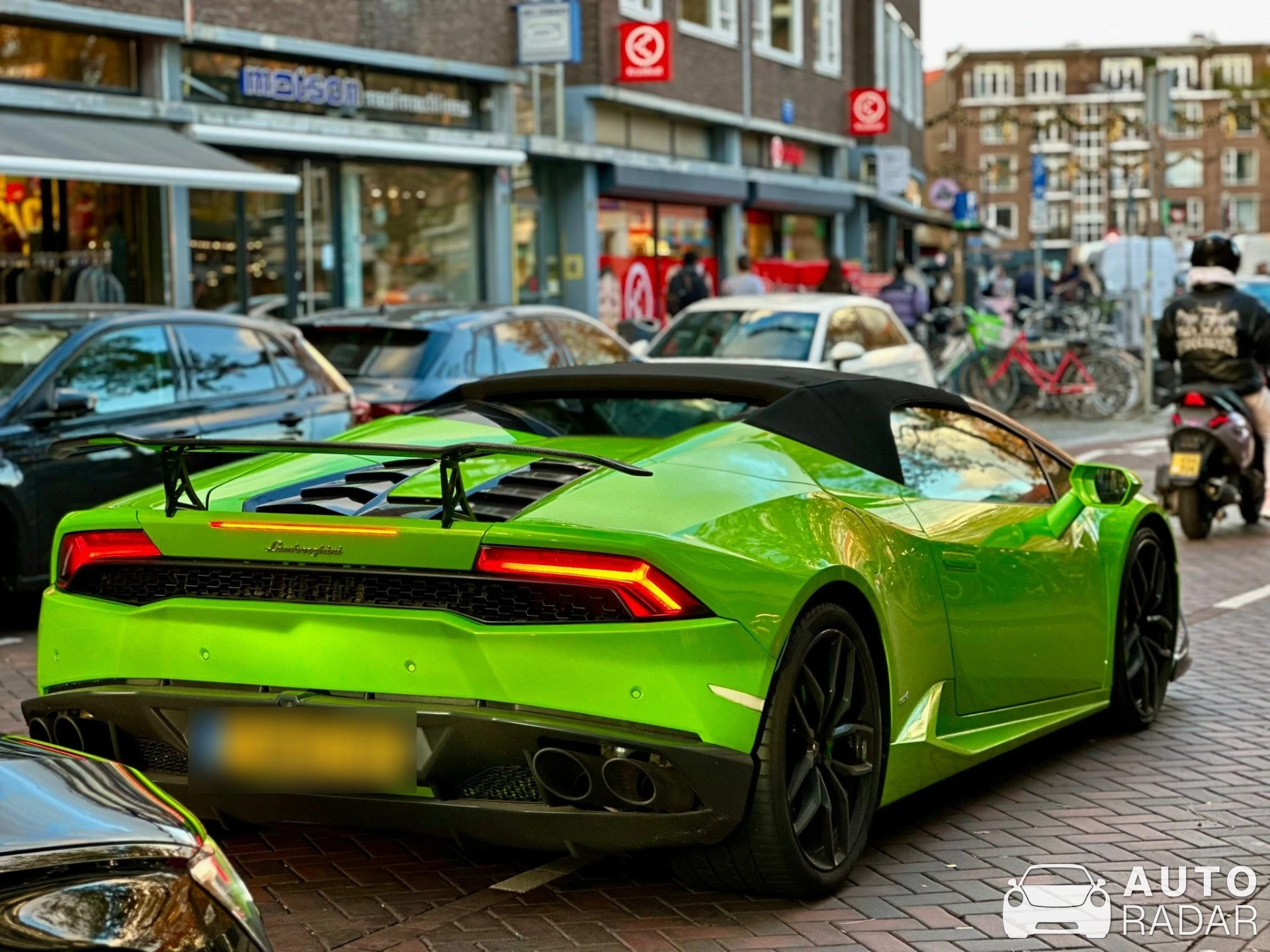Lamborghini Huracán LP610-4 Spyder DMC spotted in Rotterdam