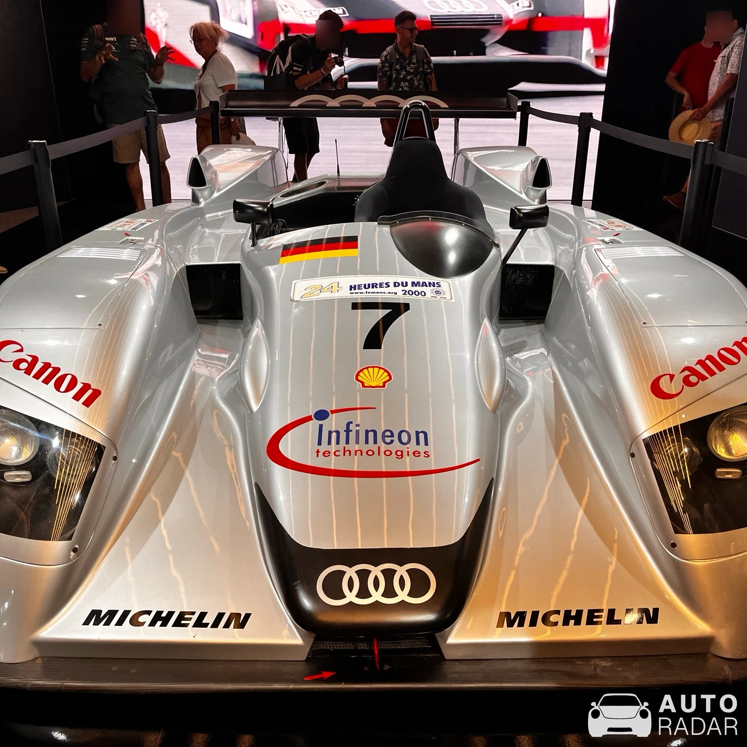 Audi R8 LMP spotted