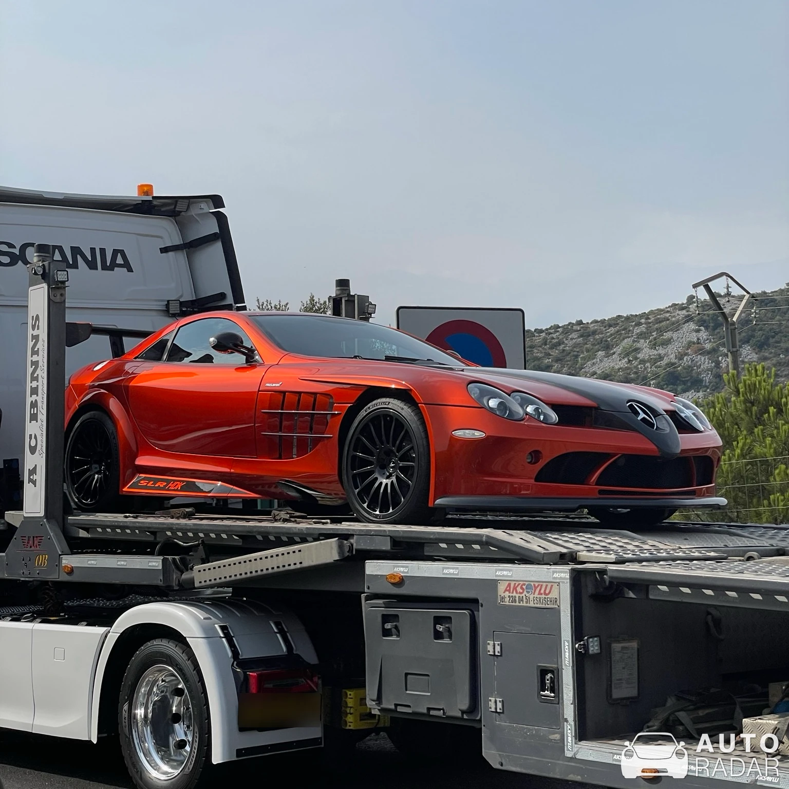 Mercedes-Benz SLR McLaren HDK by MSO spotted in Èze