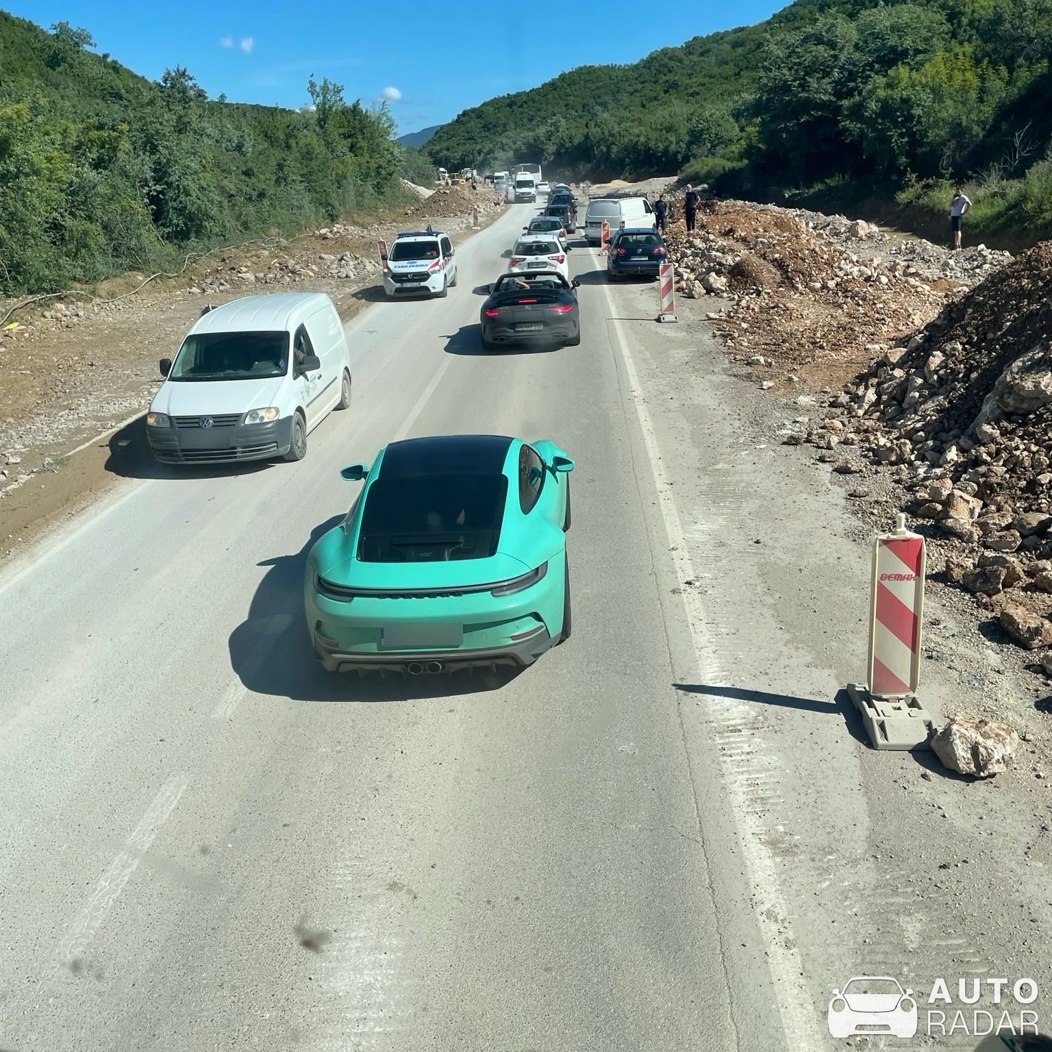 Porsche 992 GT3 Touring MR spotted in Tresnjica