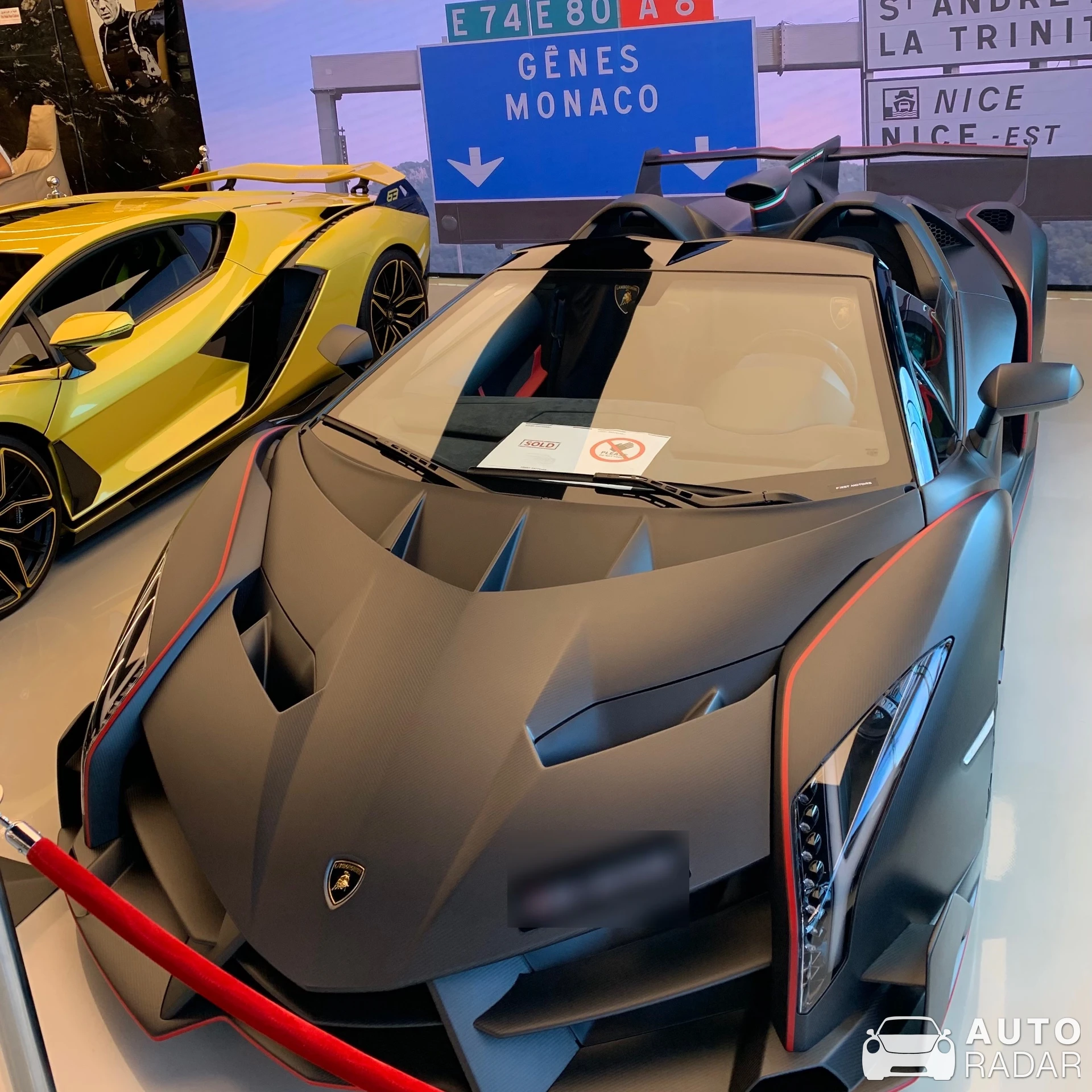 Lamborghini Veneno LP750-4 Roadster spotted in Dubai, United Arab Emirates