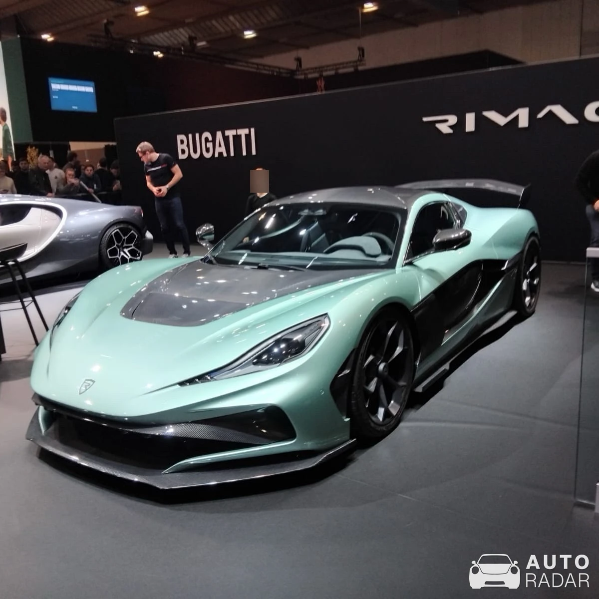 Rimac Nevera R spotted in Brussel