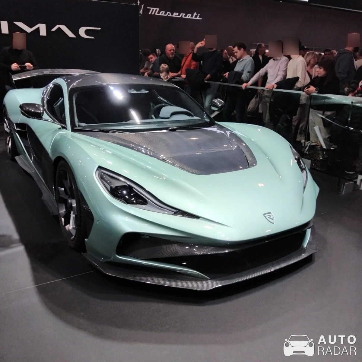 Rimac Nevera R spotted in Brussel, België