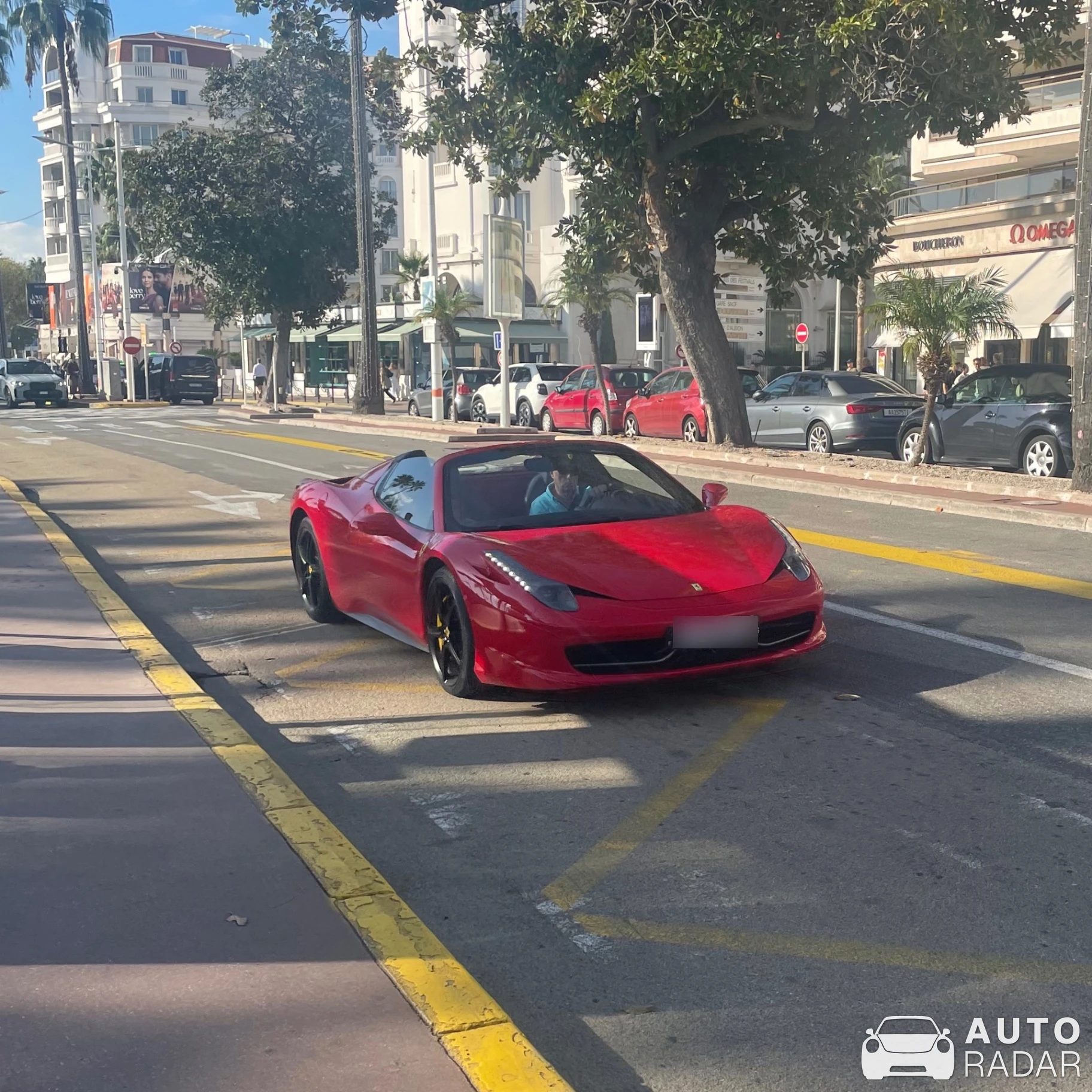 Ferrari 458 Spider spotted in Cannes, France