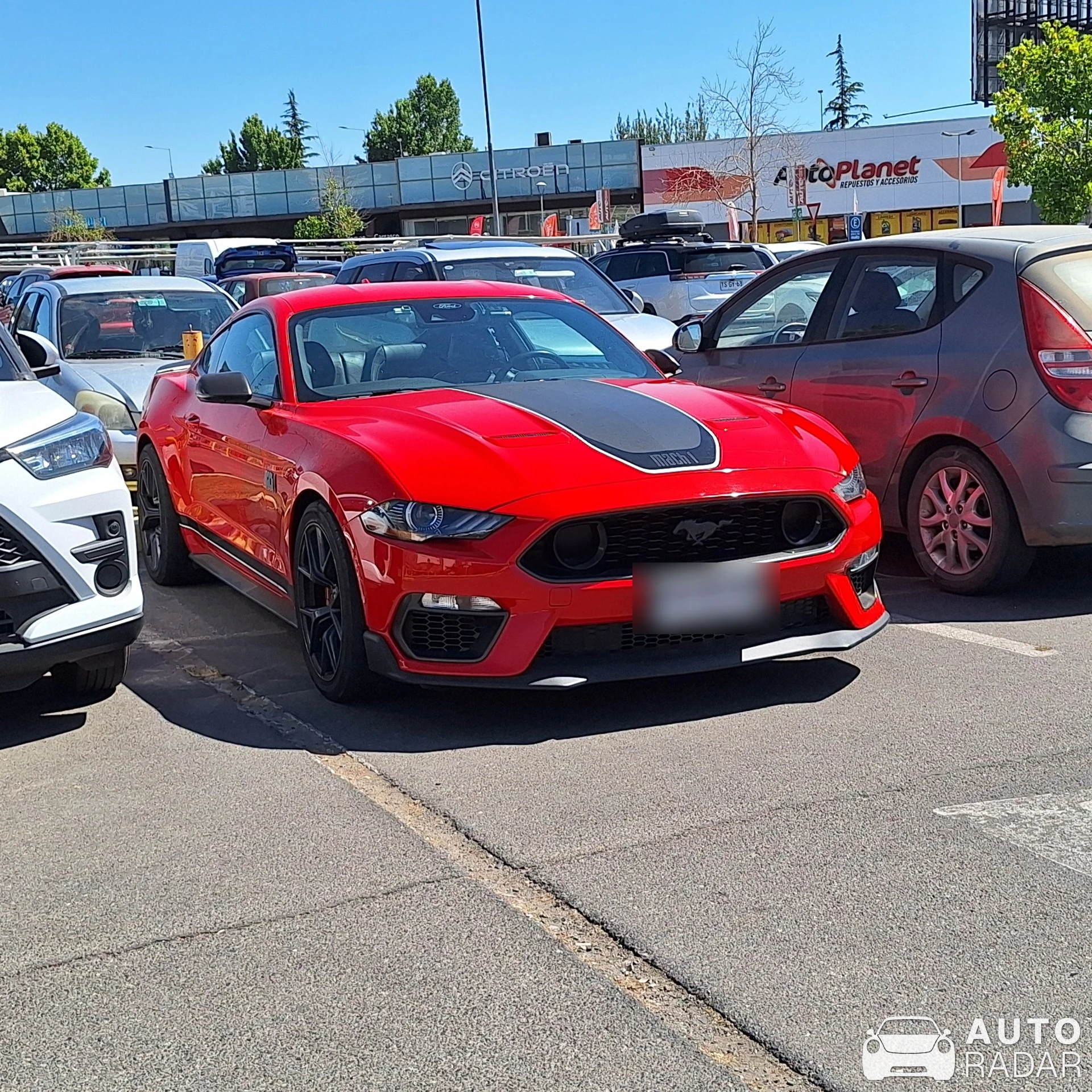 Ford Mustang Mach 1 S550 spotted in Peñalolén, Chile