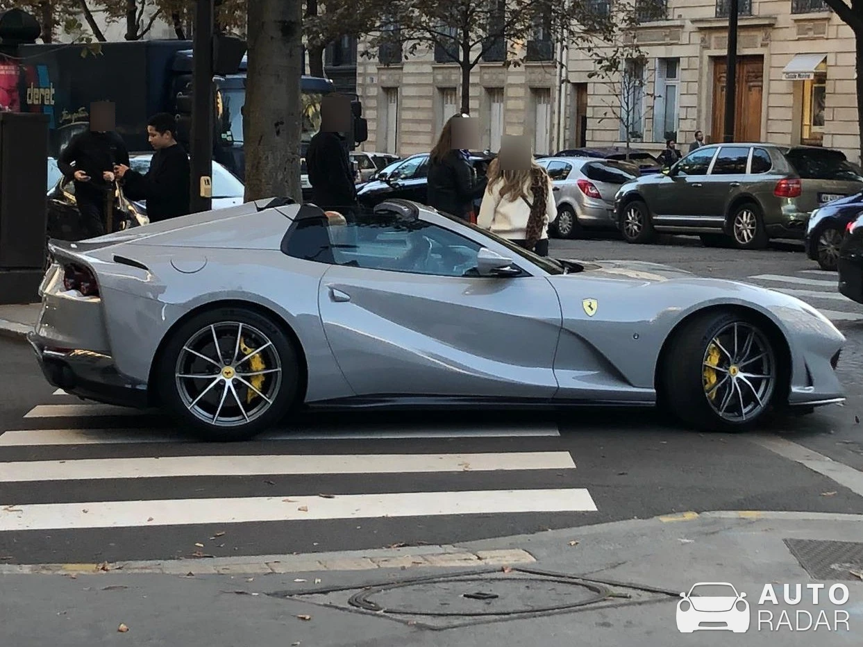 Ferrari 812 GTS spotted in Paris, France