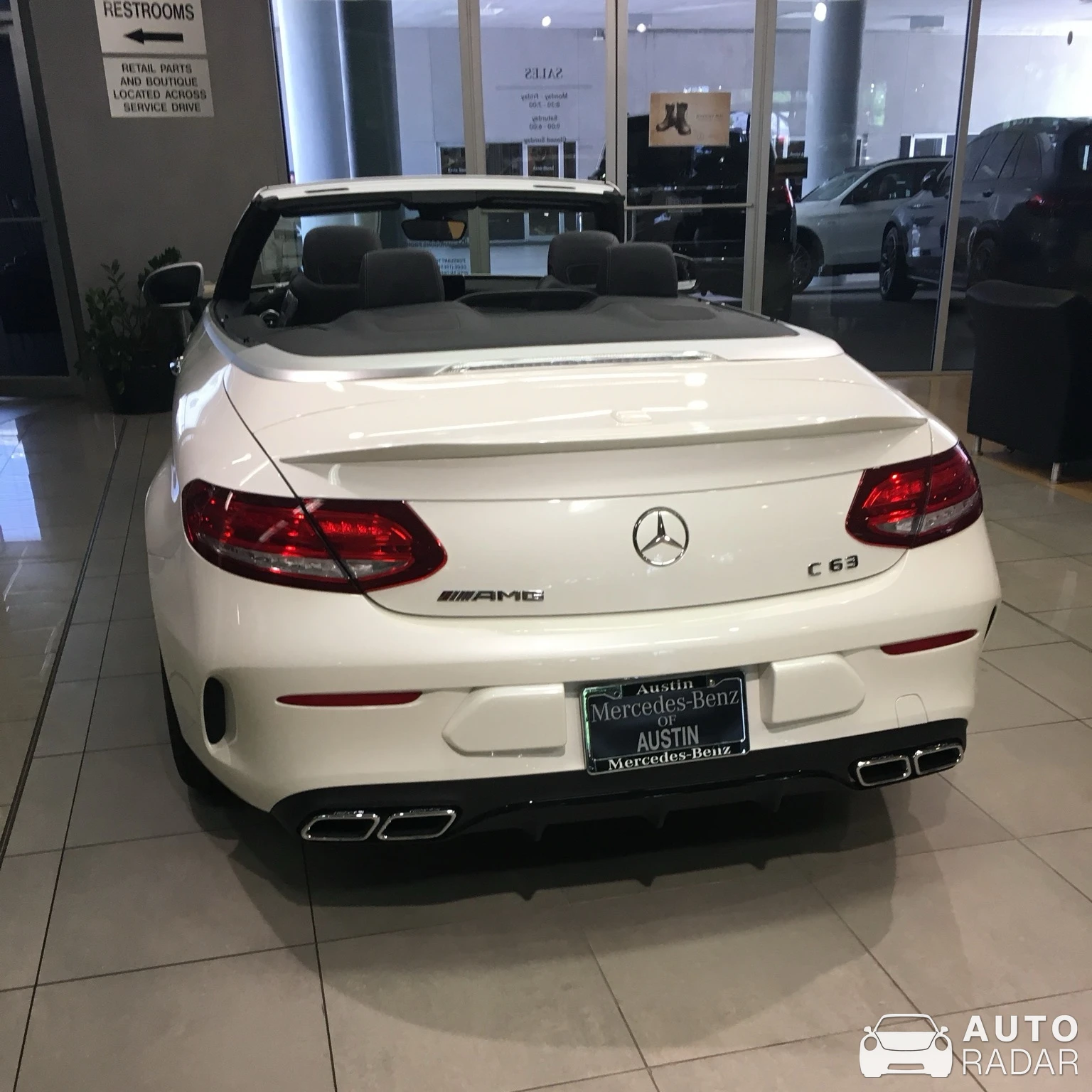 Mercedes-AMG C 63 Convertible A205 spotted in Austin