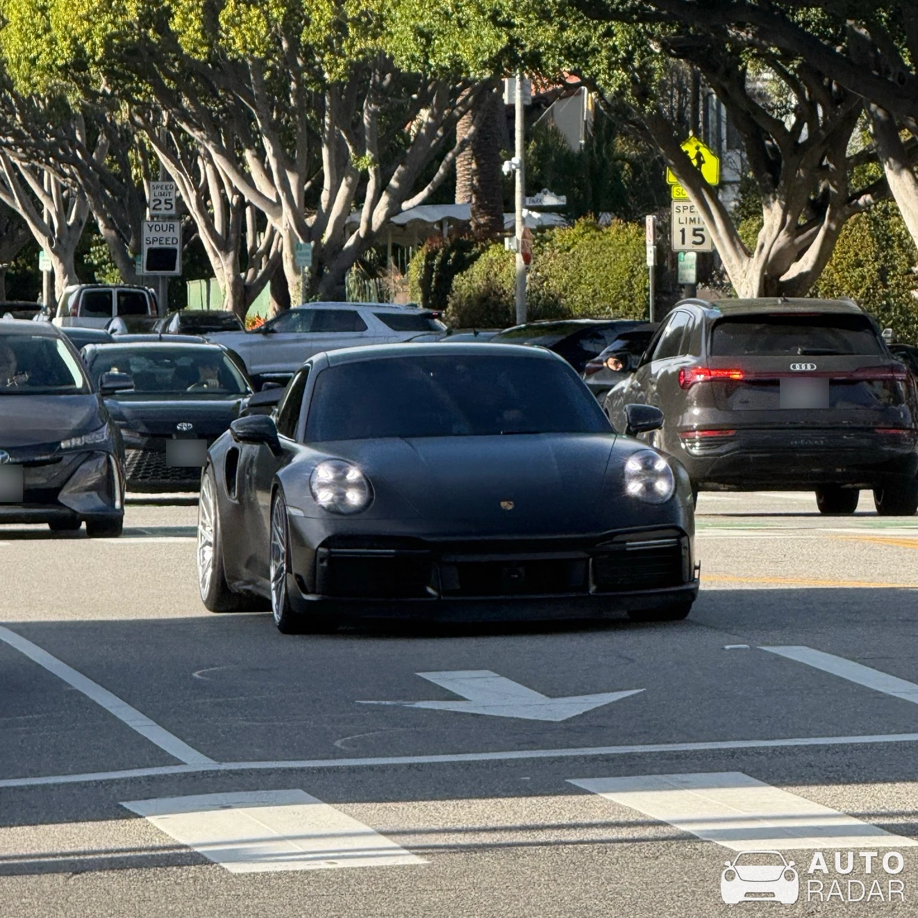 Porsche 992 Turbo S MkI spotted in Beverly Hills, United States