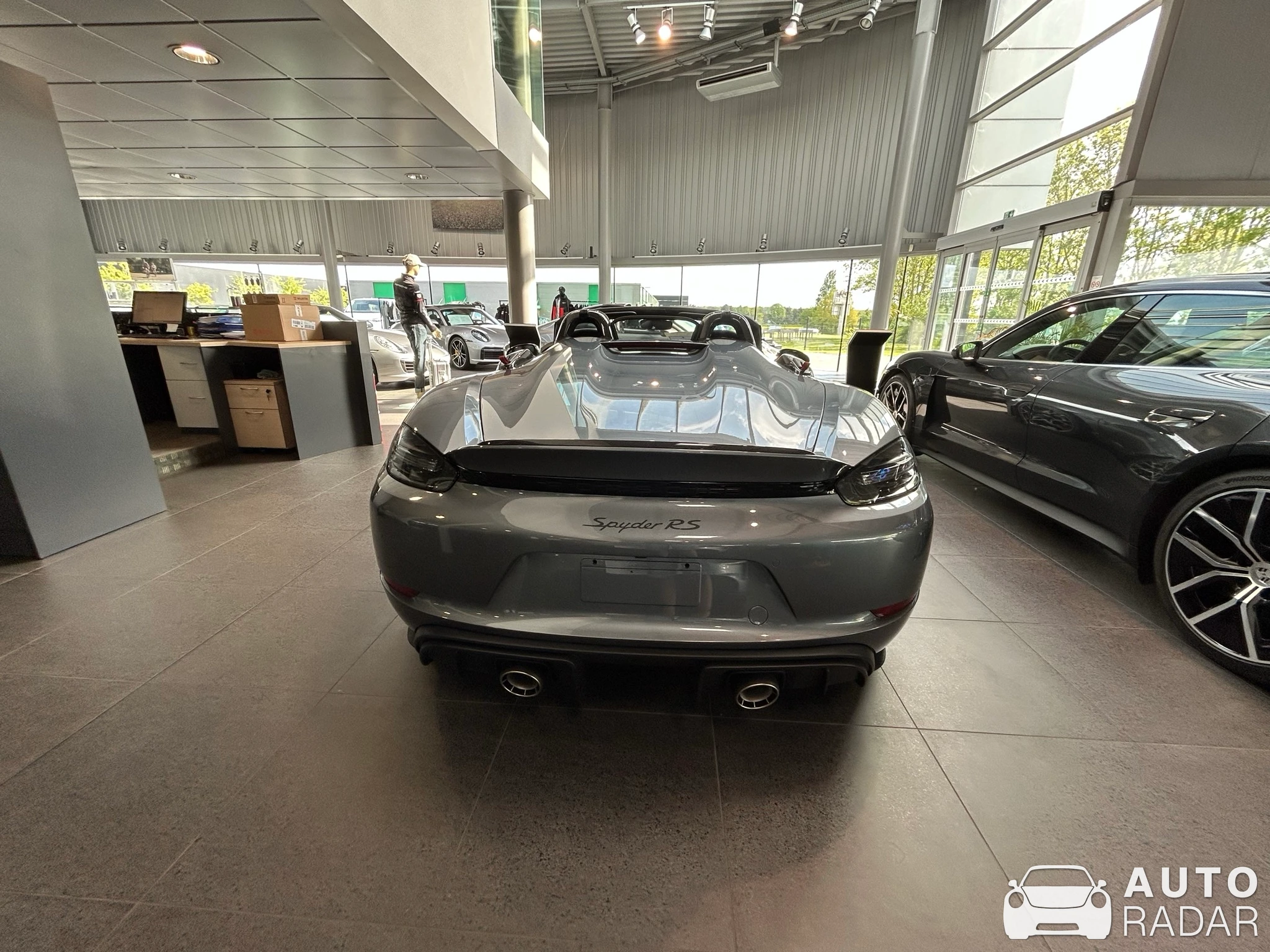 Porsche 718 Spyder RS spotted in Fleury-sur-Orne