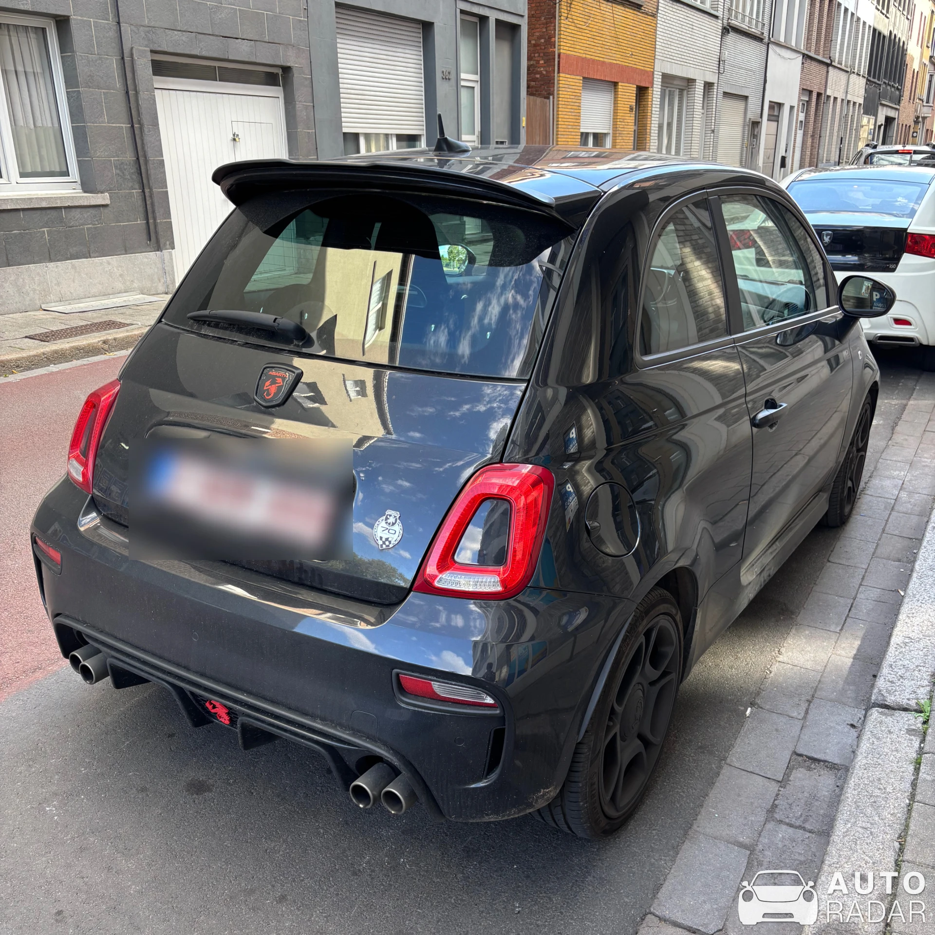 Abarth 595 Pista 70th Anniversary Edition spotted in Antwerpen