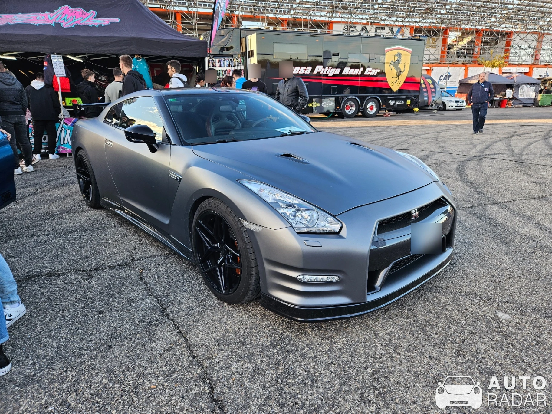 Nissan GT-R R35 spotted in Cheste, Spain