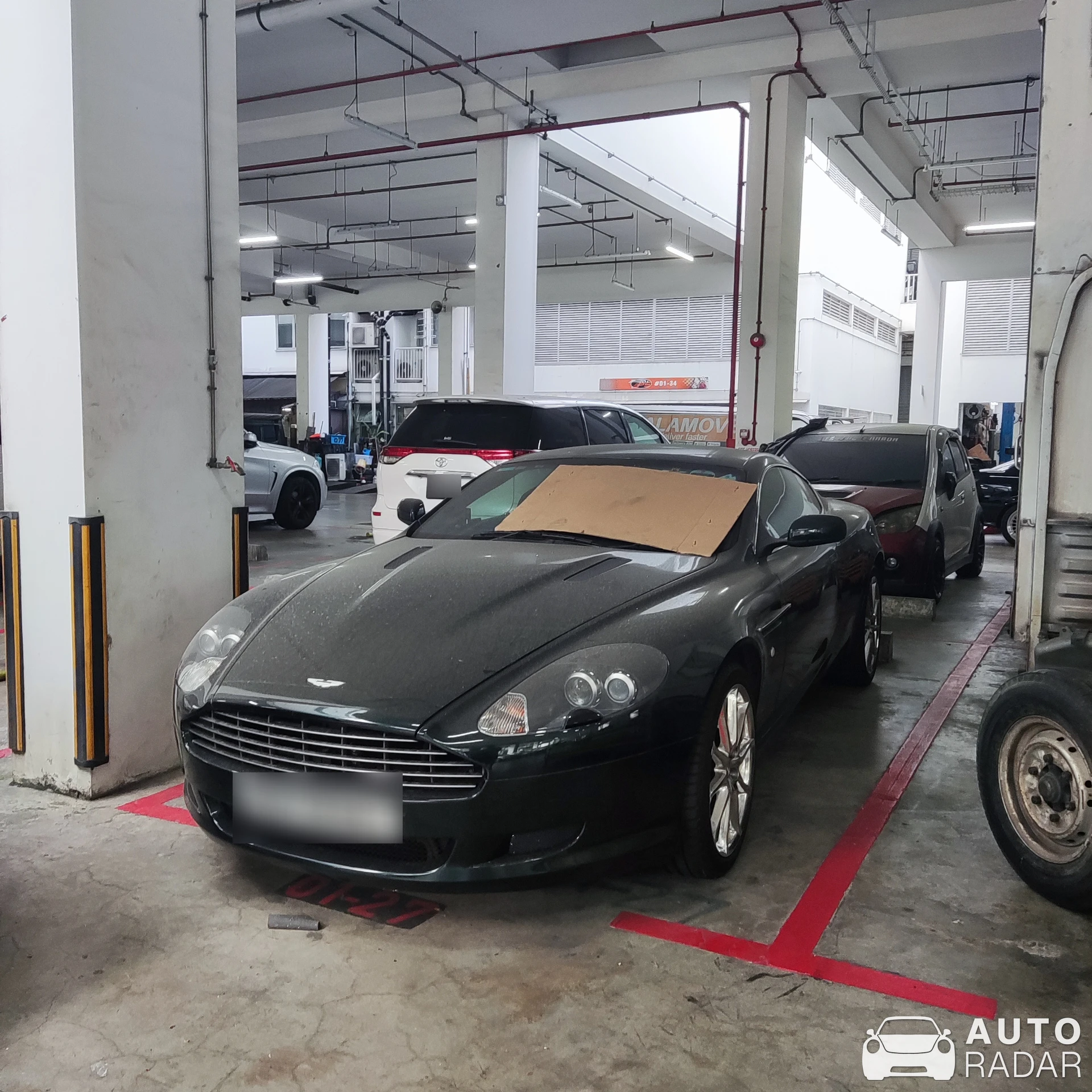 Aston Martin DB9 spotted in Singapore, Singapore