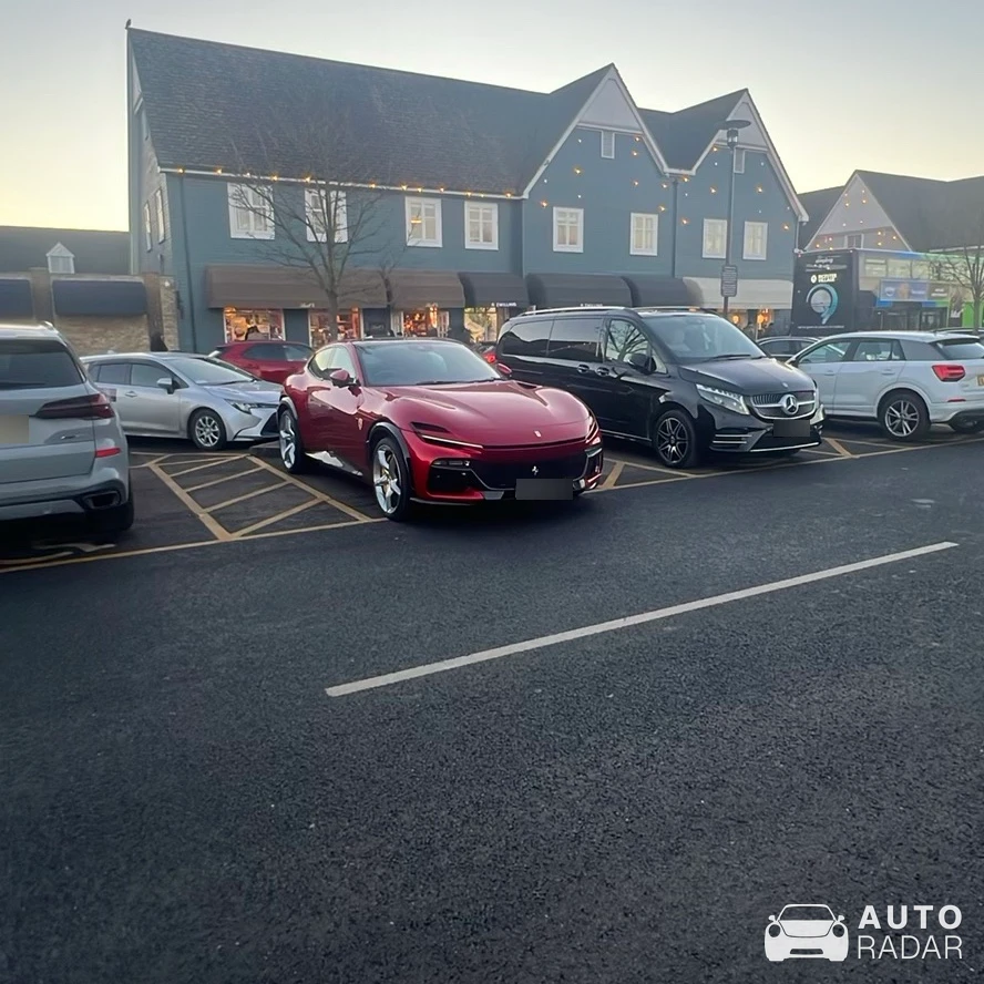Ferrari Purosangue spotted in Oxfordshire, United Kingdom
