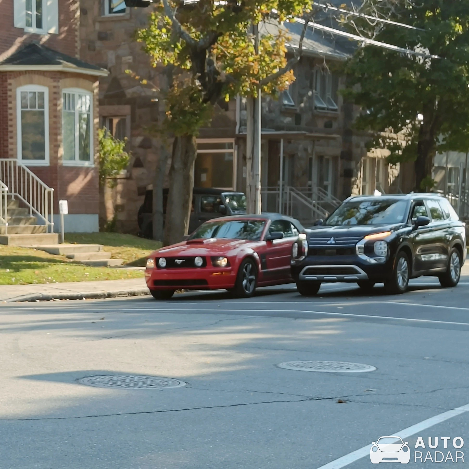 Ford Mustang GT Convertible spotted in Rimouski, Canada