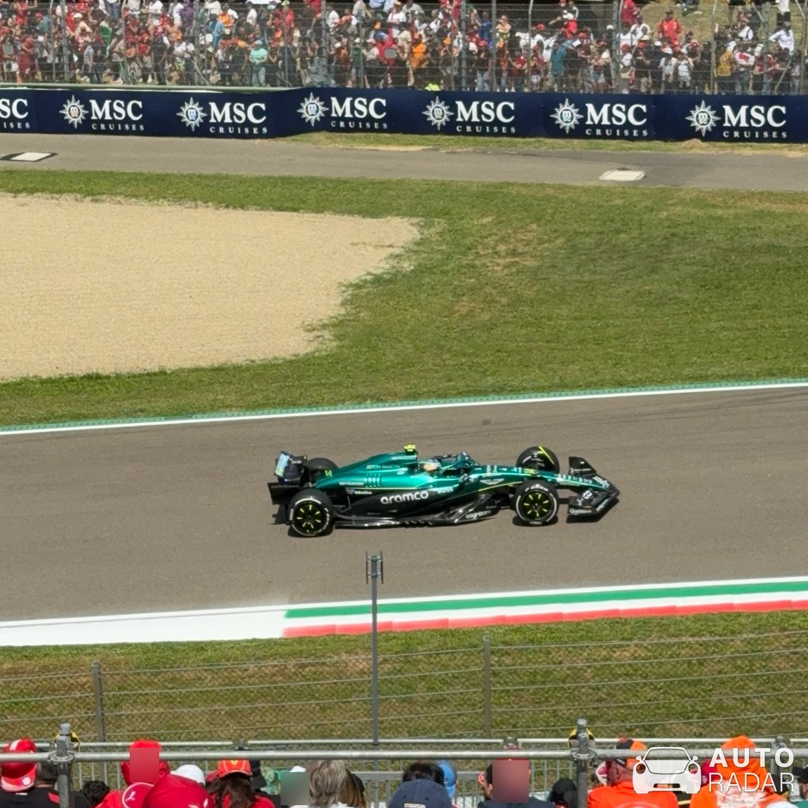 Aston Martin AMR25 spotted in Imola