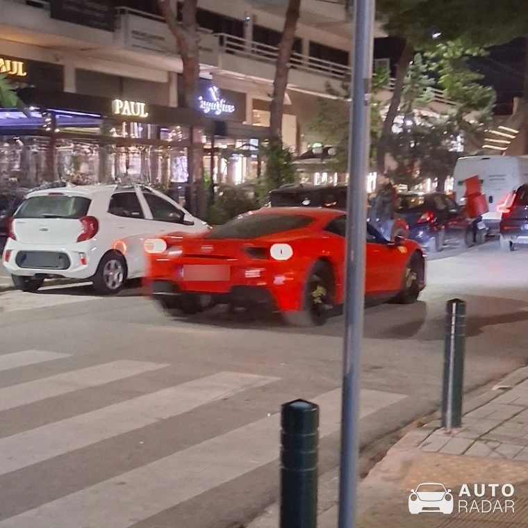 Ferrari 488 GTB spotted in Glyfada, Greece